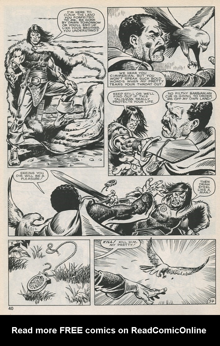 Read online The Savage Sword Of Conan comic -  Issue #130 - 40