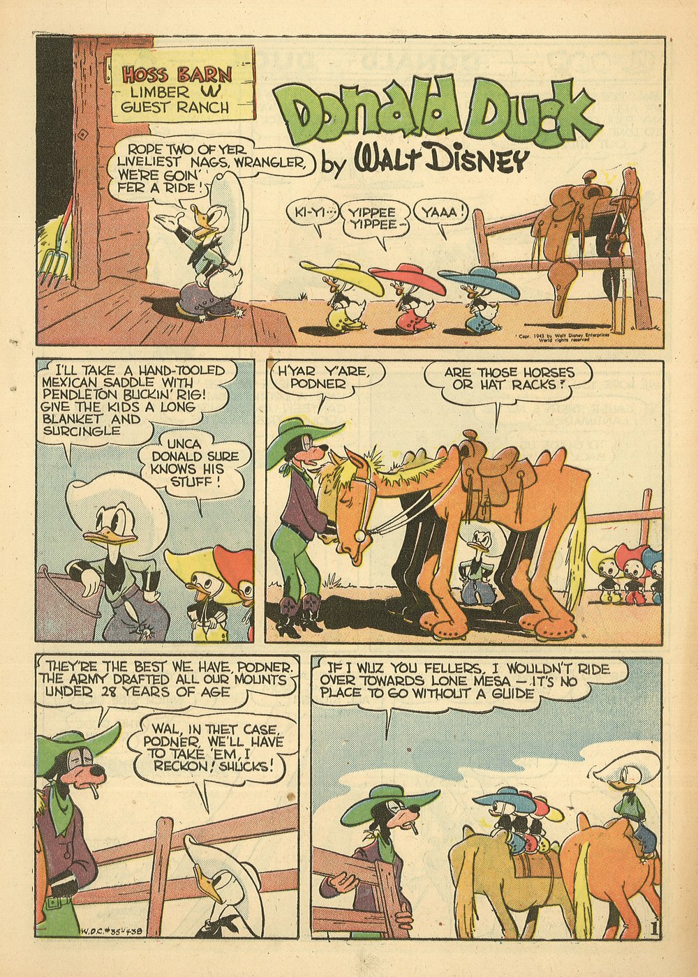 Walt Disney's Comics and Stories issue 35 - Page 3