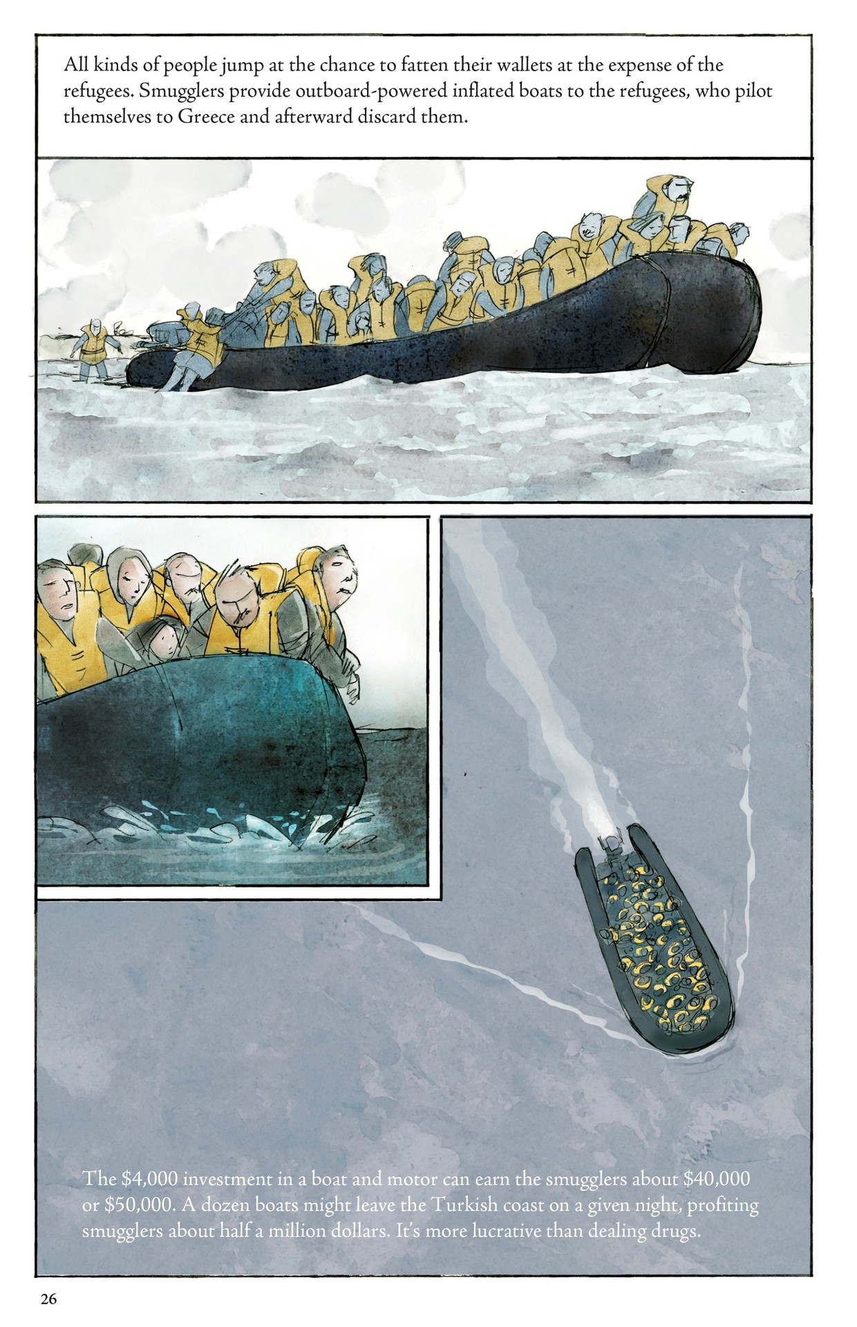 Read online The Unwanted: Stories of the Syrian Refugees comic -  Issue # TPB - 25