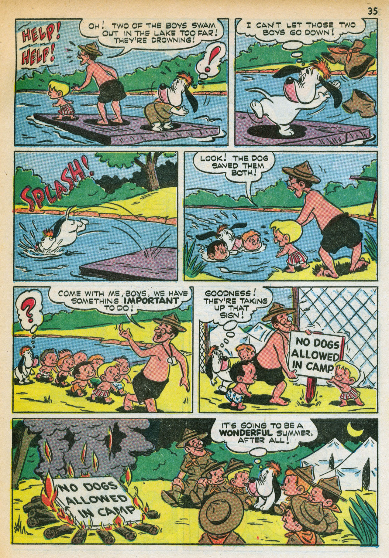 Read online Tom and Jerry's Summer Fun comic -  Issue #2 - 37