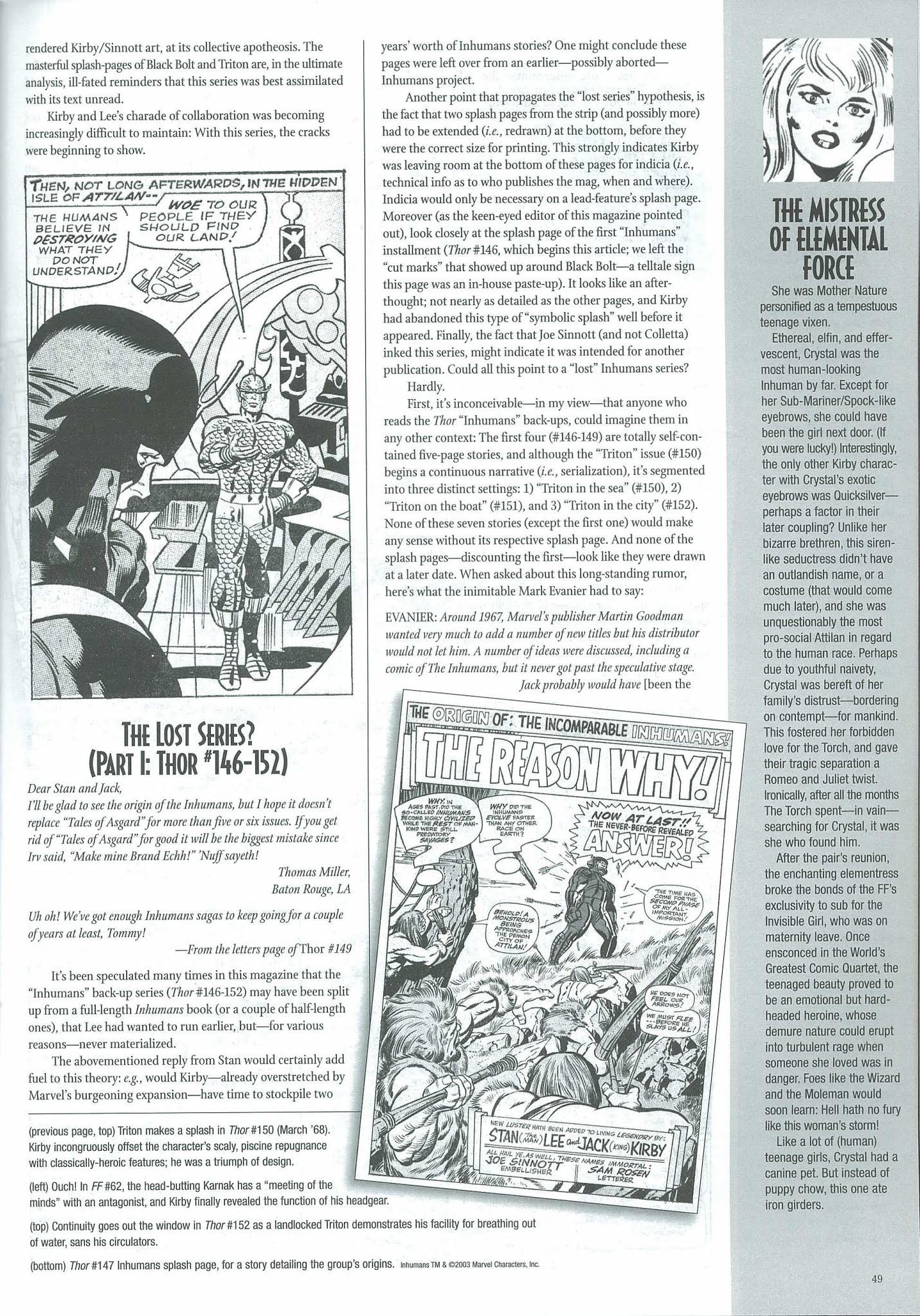 Read online The Jack Kirby Collector comic -  Issue #39 - 51