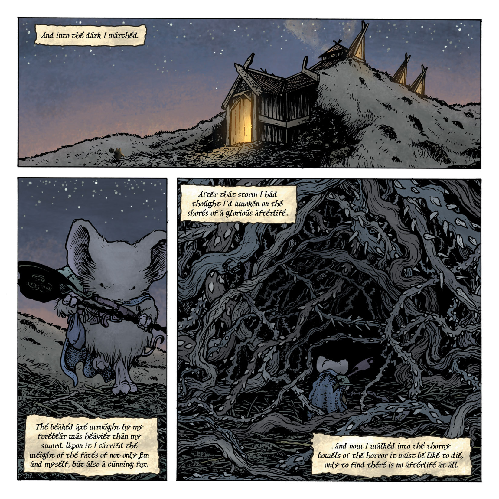 Read online Mouse Guard: The Black Axe comic -  Issue #3 - 25