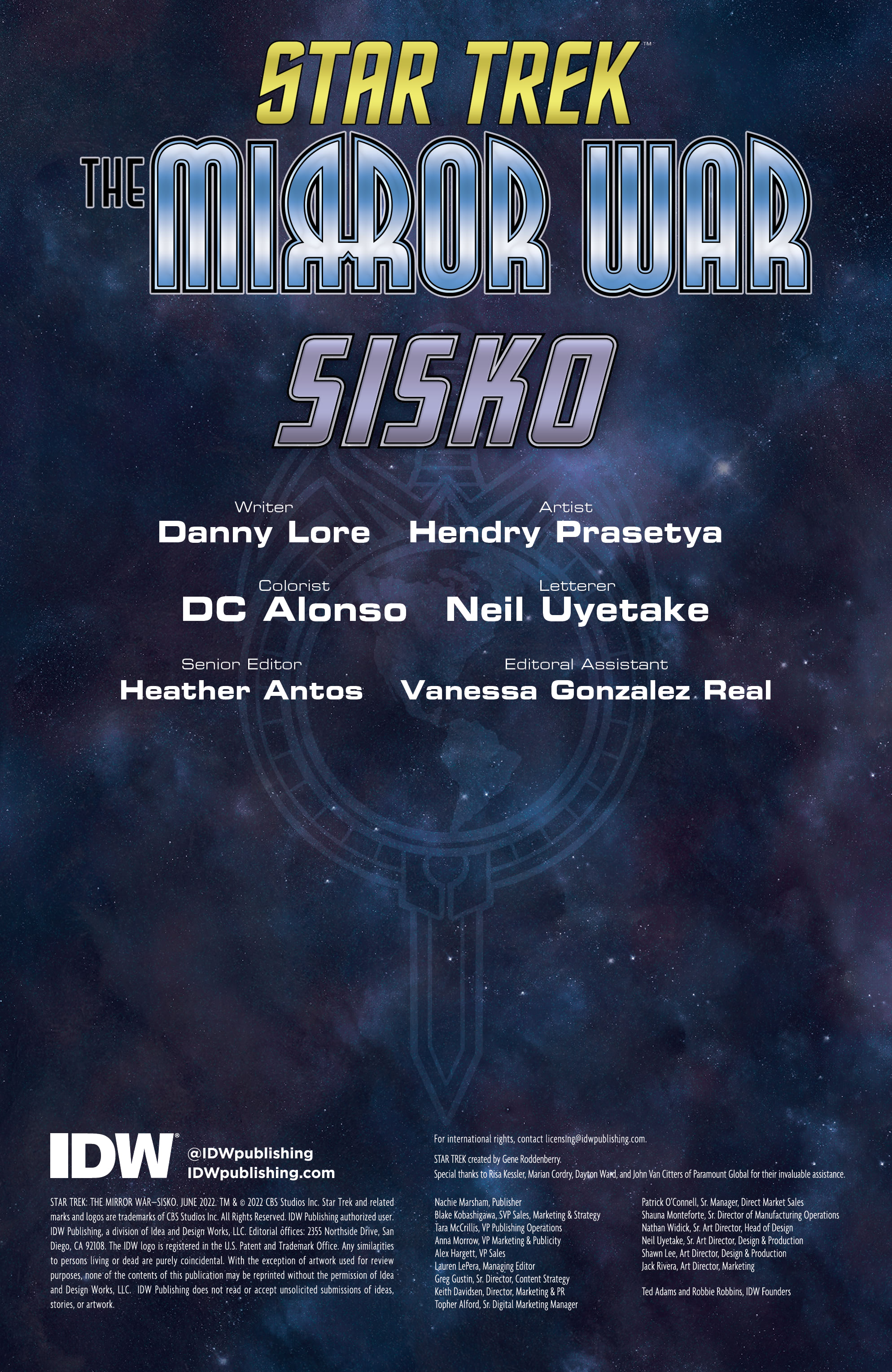 Read online Star Trek: The Mirror War - Sisko comic -  Issue # Full - 2