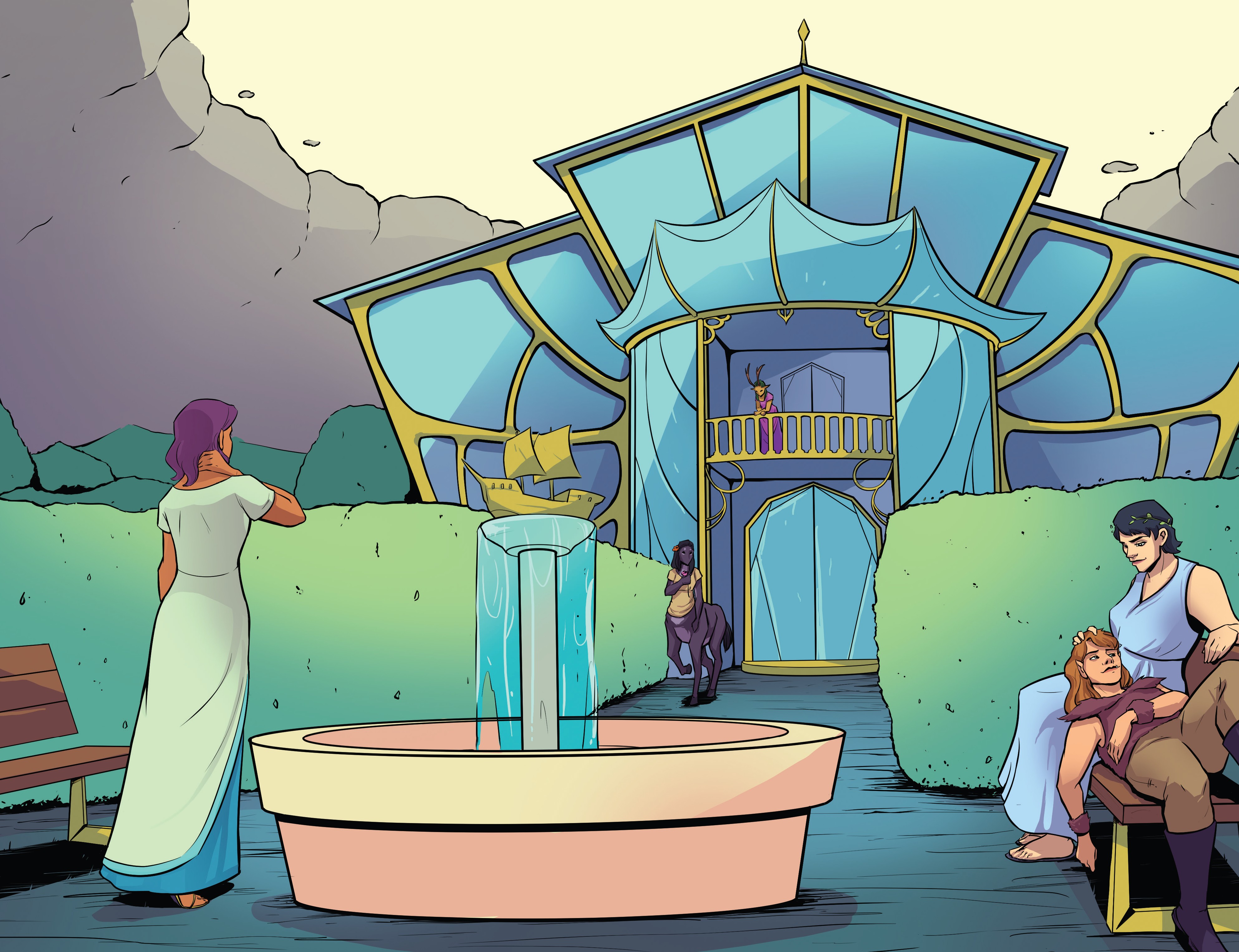Read online Princeless Raven Year Two: Love and Revenge comic -  Issue # _TPB Get Lost Together - 5