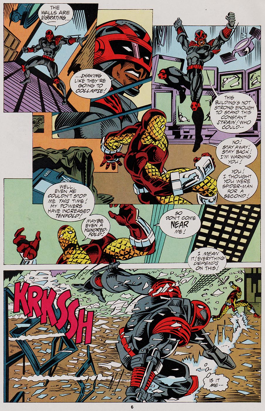 Read online Web of Spider-Man (1985) comic -  Issue #109 - 6
