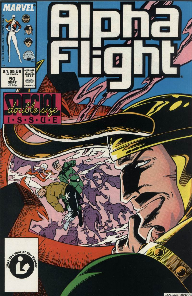 Read online Alpha Flight (1983) comic -  Issue #50 - 1