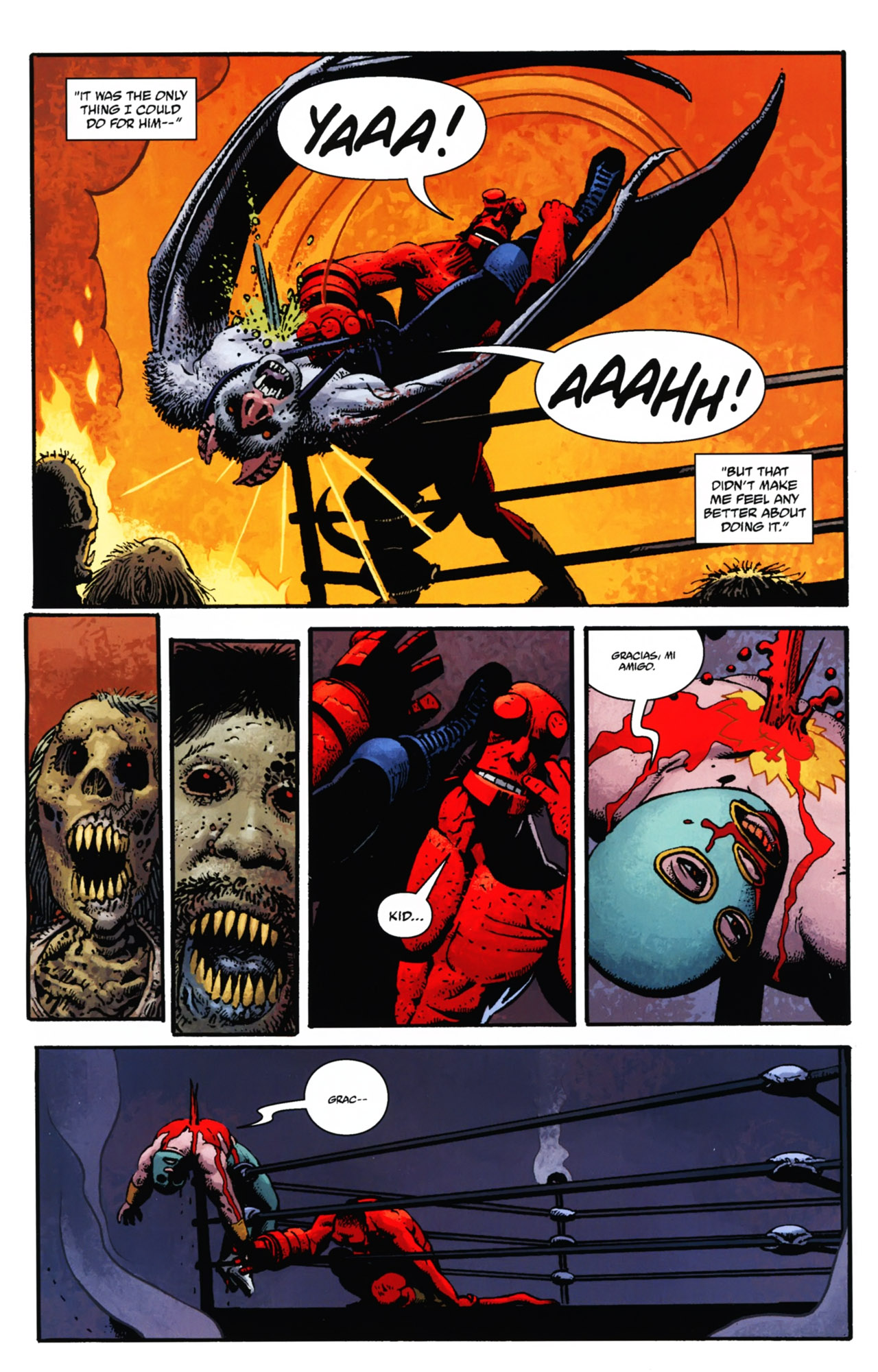 Read online Hellboy In Mexico (2010) comic -  Issue # Full - 27