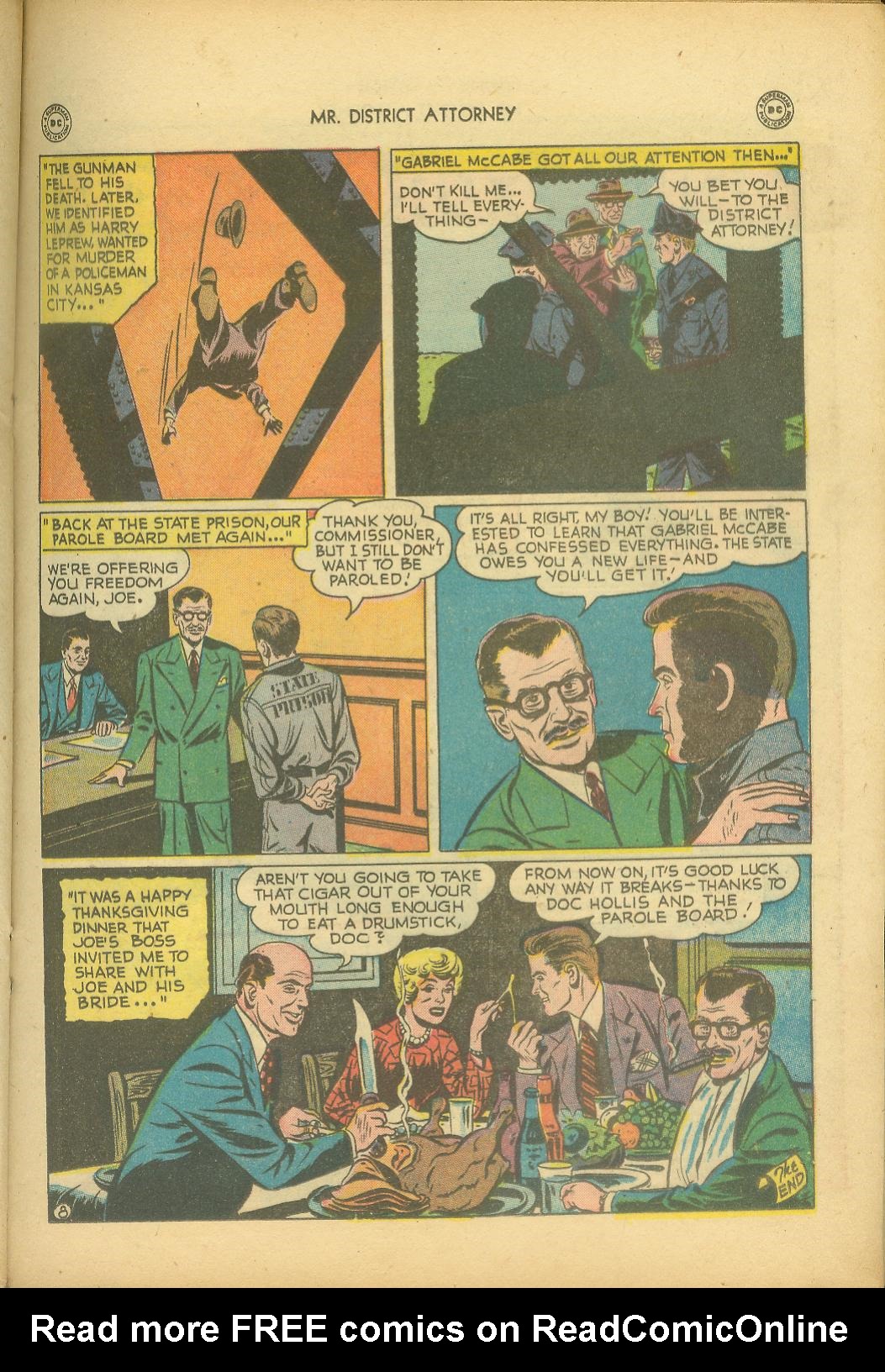 Read online Mr. District Attorney comic -  Issue #8 - 31