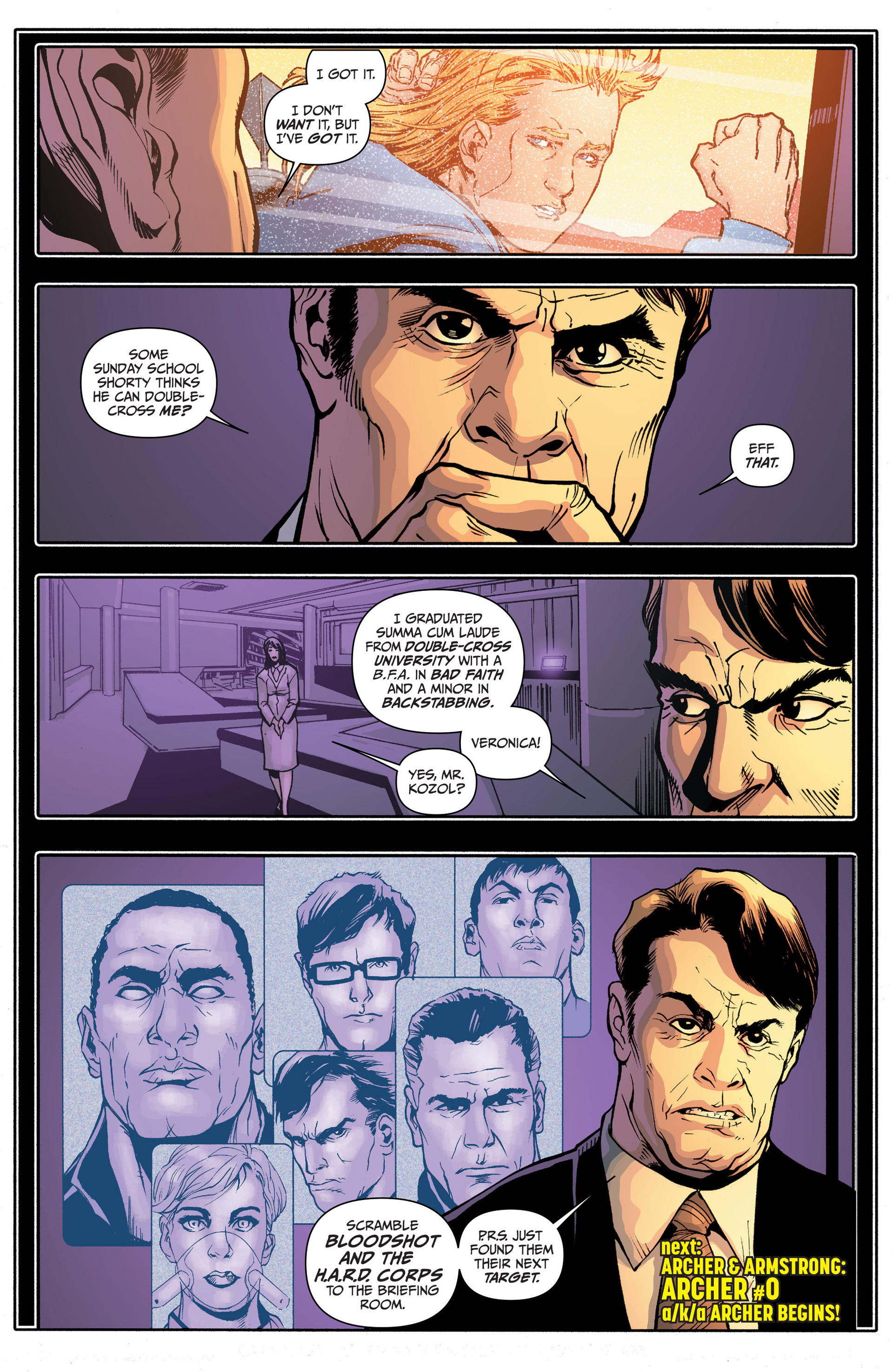 Read online Archer and Armstrong comic -  Issue #17 - 23