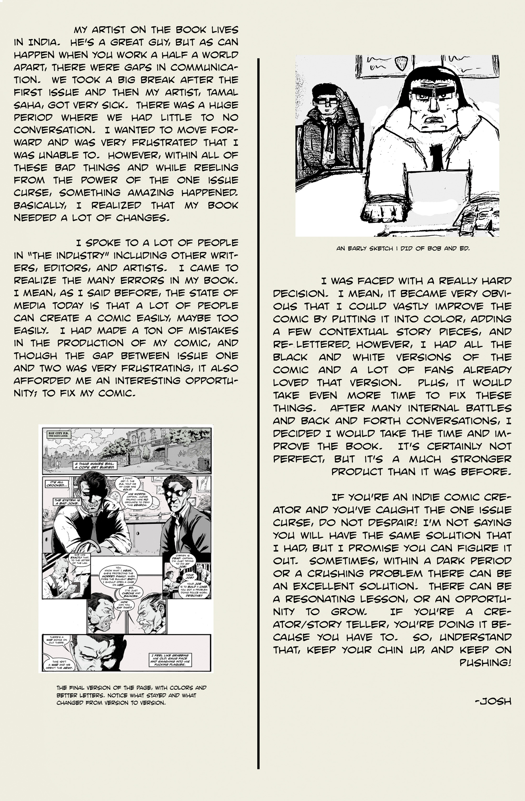 Read online Moros: A Hard Boiled Hero comic -  Issue #1 - 29