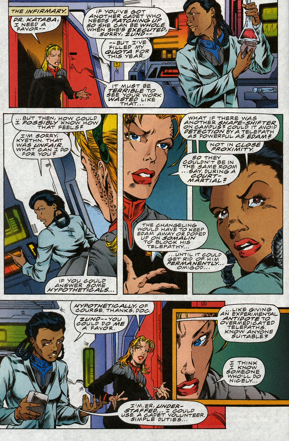 Read online Star Trek: Starfleet Academy (1996) comic -  Issue #12 - 10