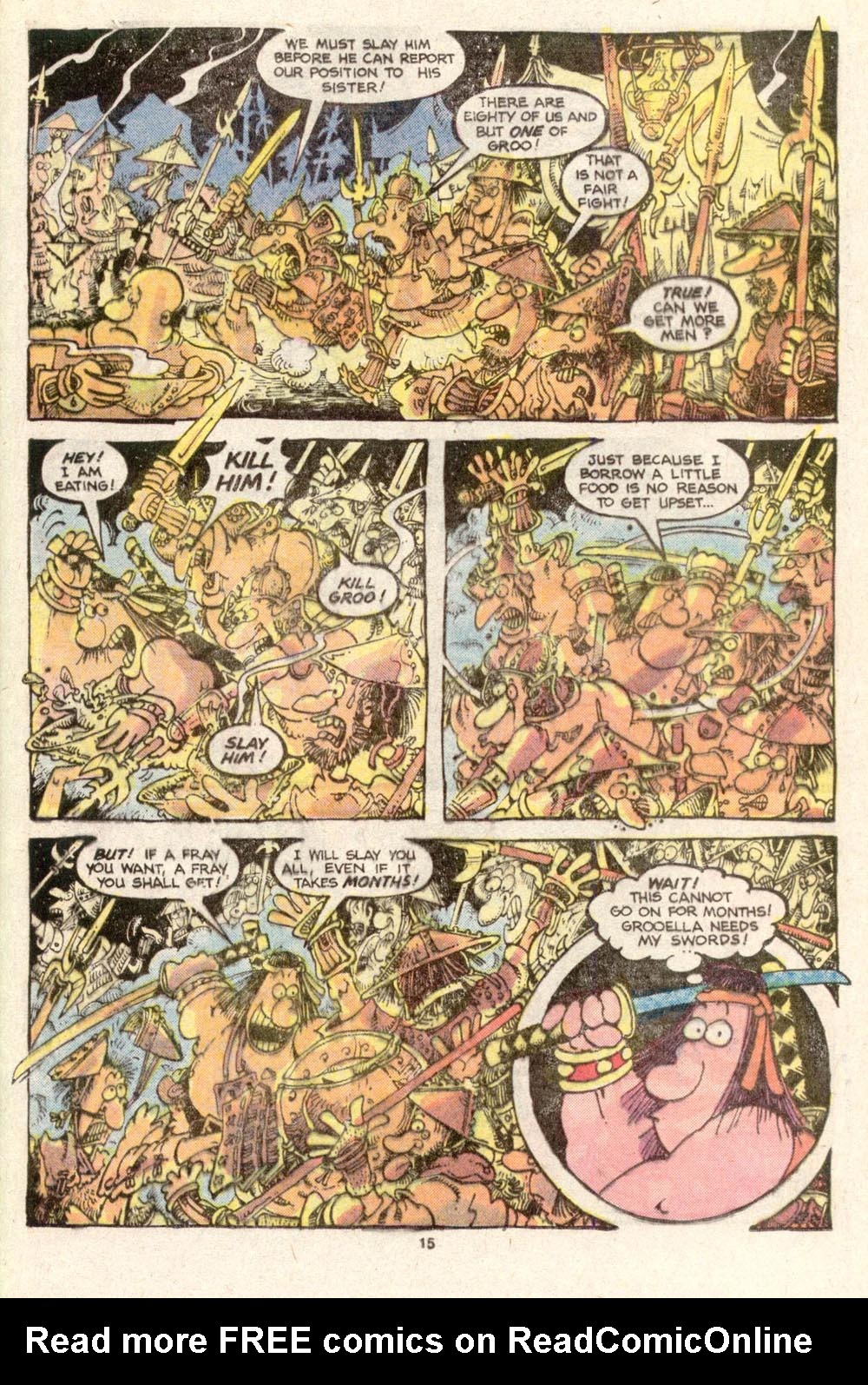 Read online Sergio Aragonés Groo the Wanderer comic -  Issue #18 - 15