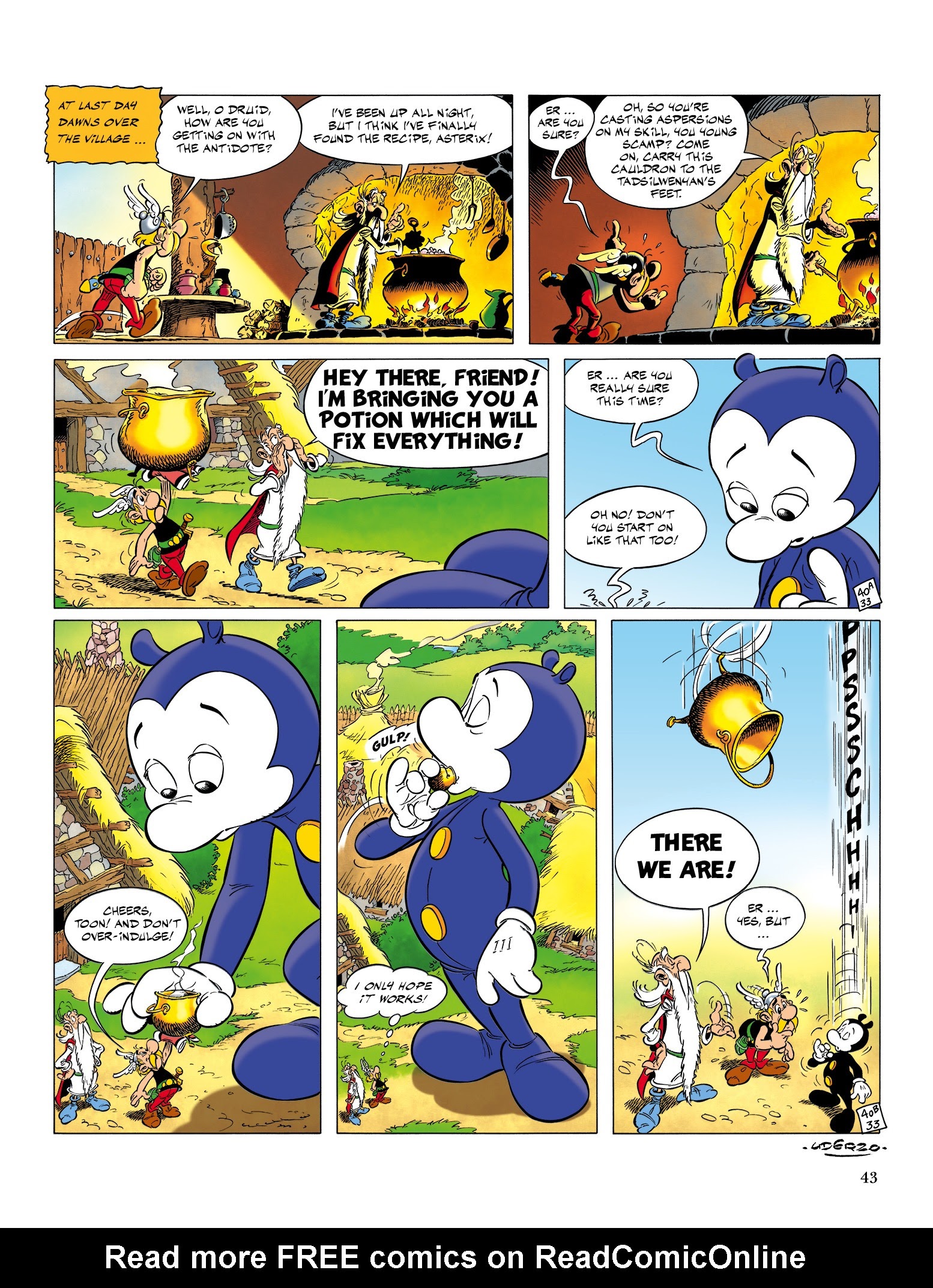 Read online Asterix comic -  Issue #33 - 44