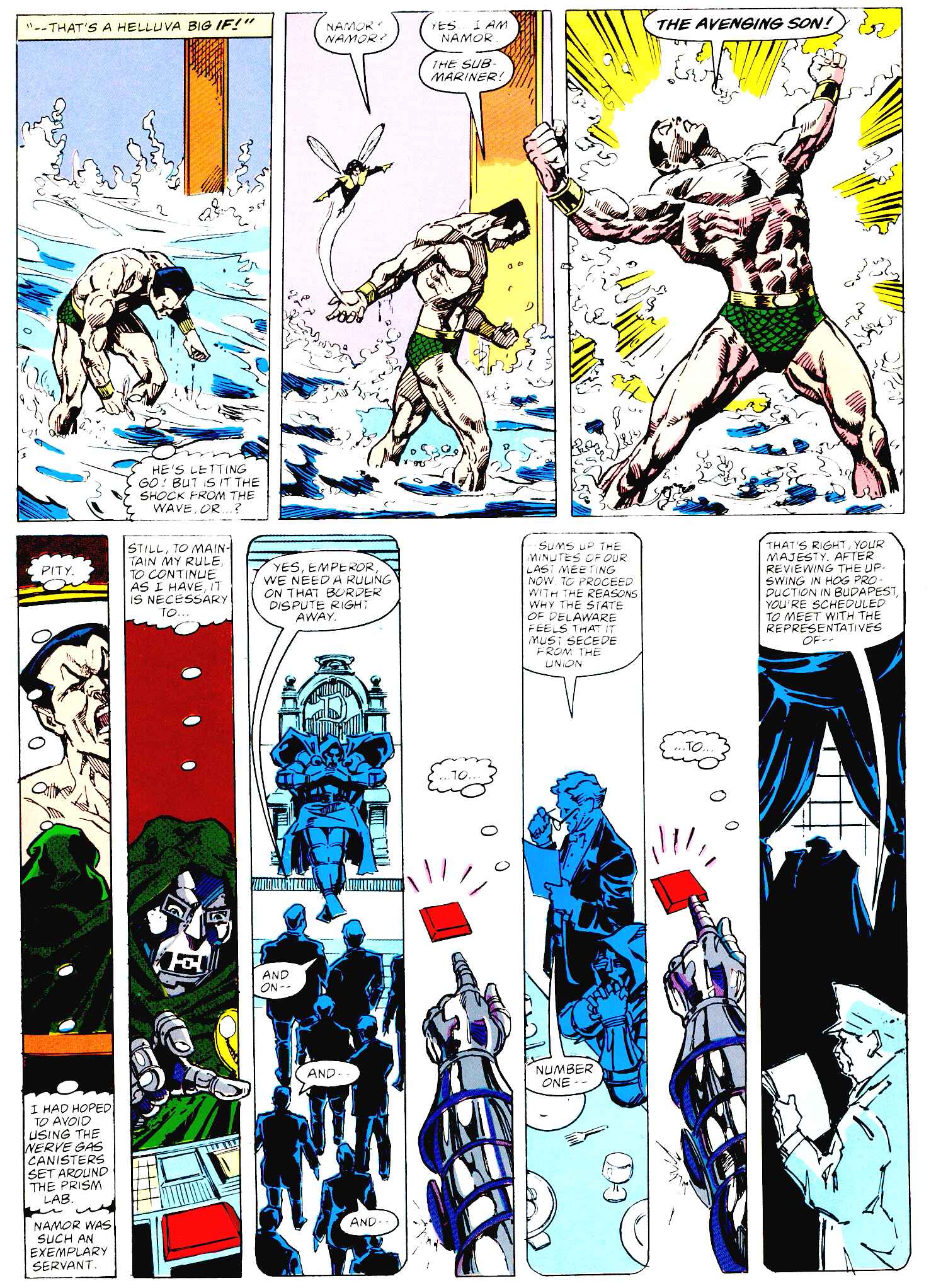 Read online Marvel Graphic Novel comic -  Issue #27 - Avengers - Emperor Doom - 60