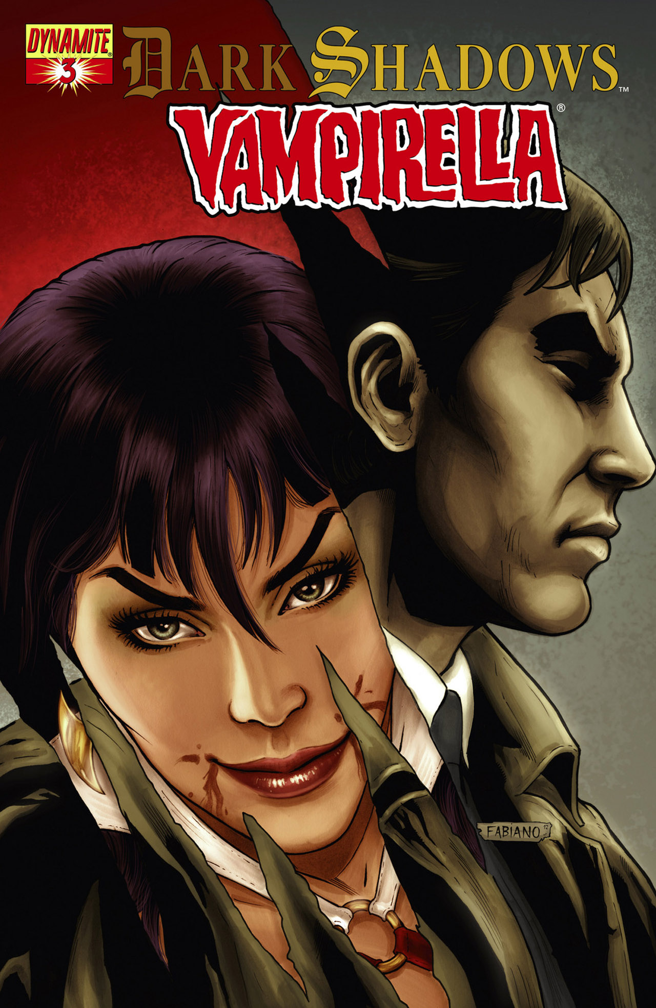 Read online Dark Shadows/Vampirella comic -  Issue #3 - 1
