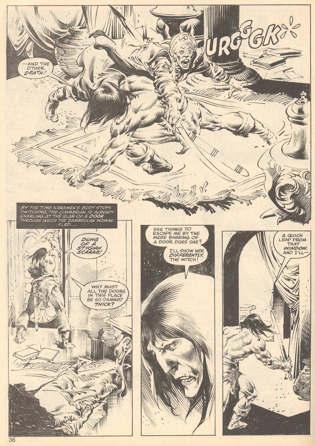 Read online The Savage Sword Of Conan comic -  Issue #53 - 36