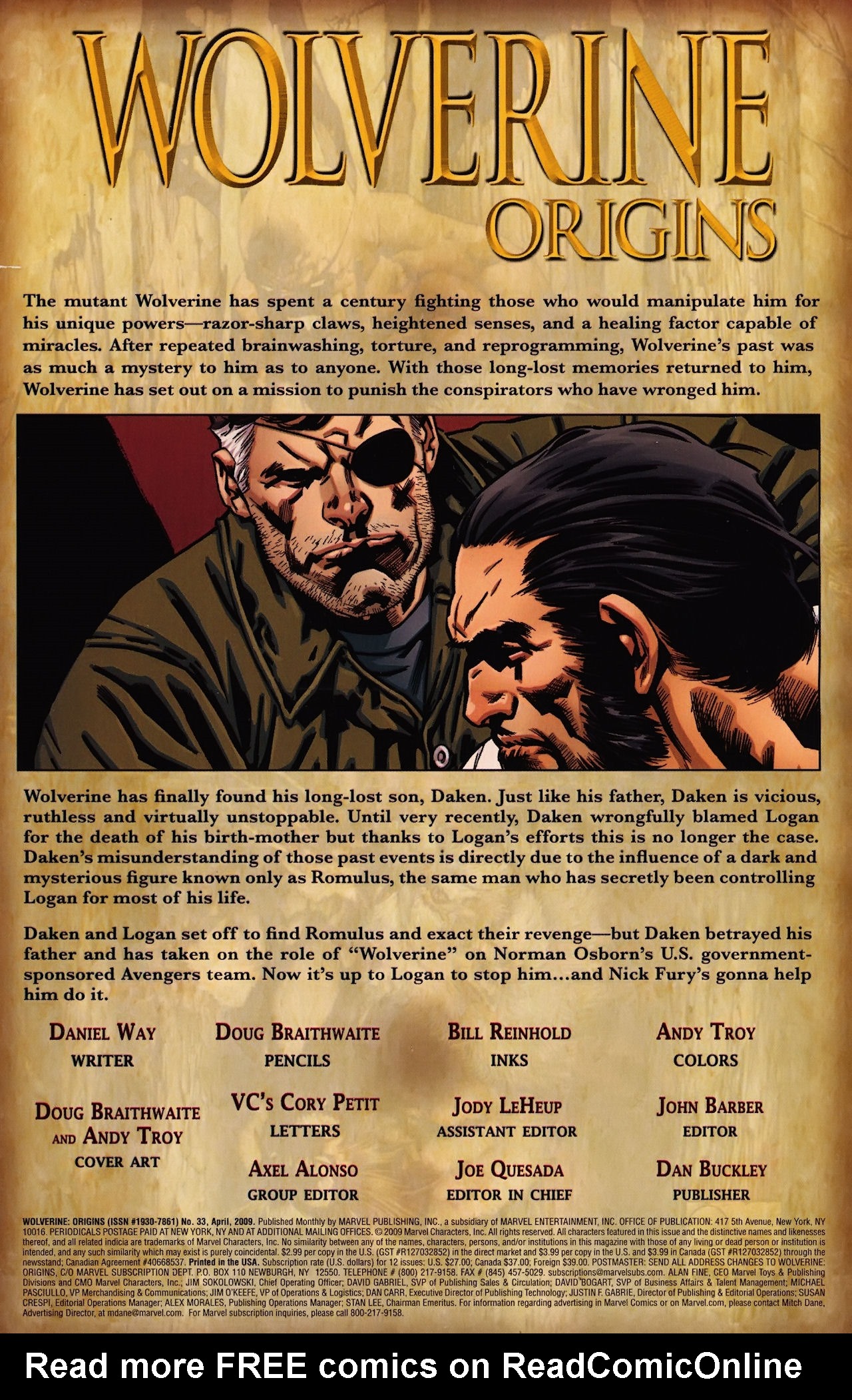 Read online Wolverine: Origins comic -  Issue #33 - 2