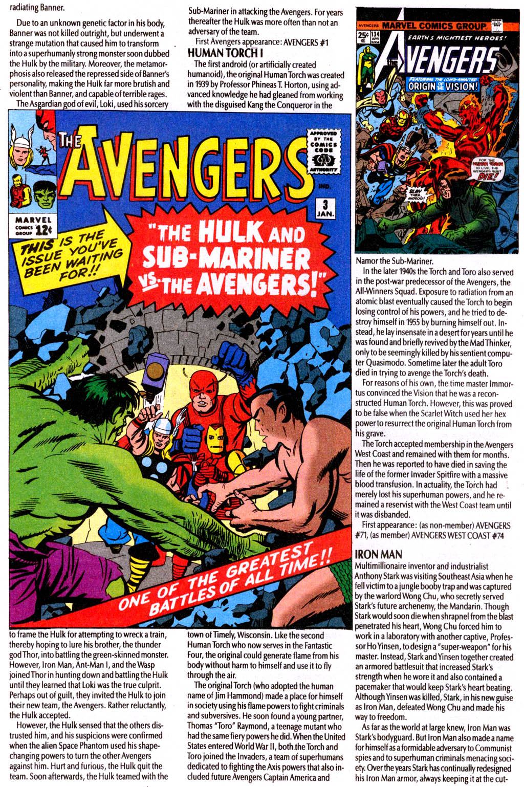 Read online The Avengers Log comic -  Issue # Full - 16