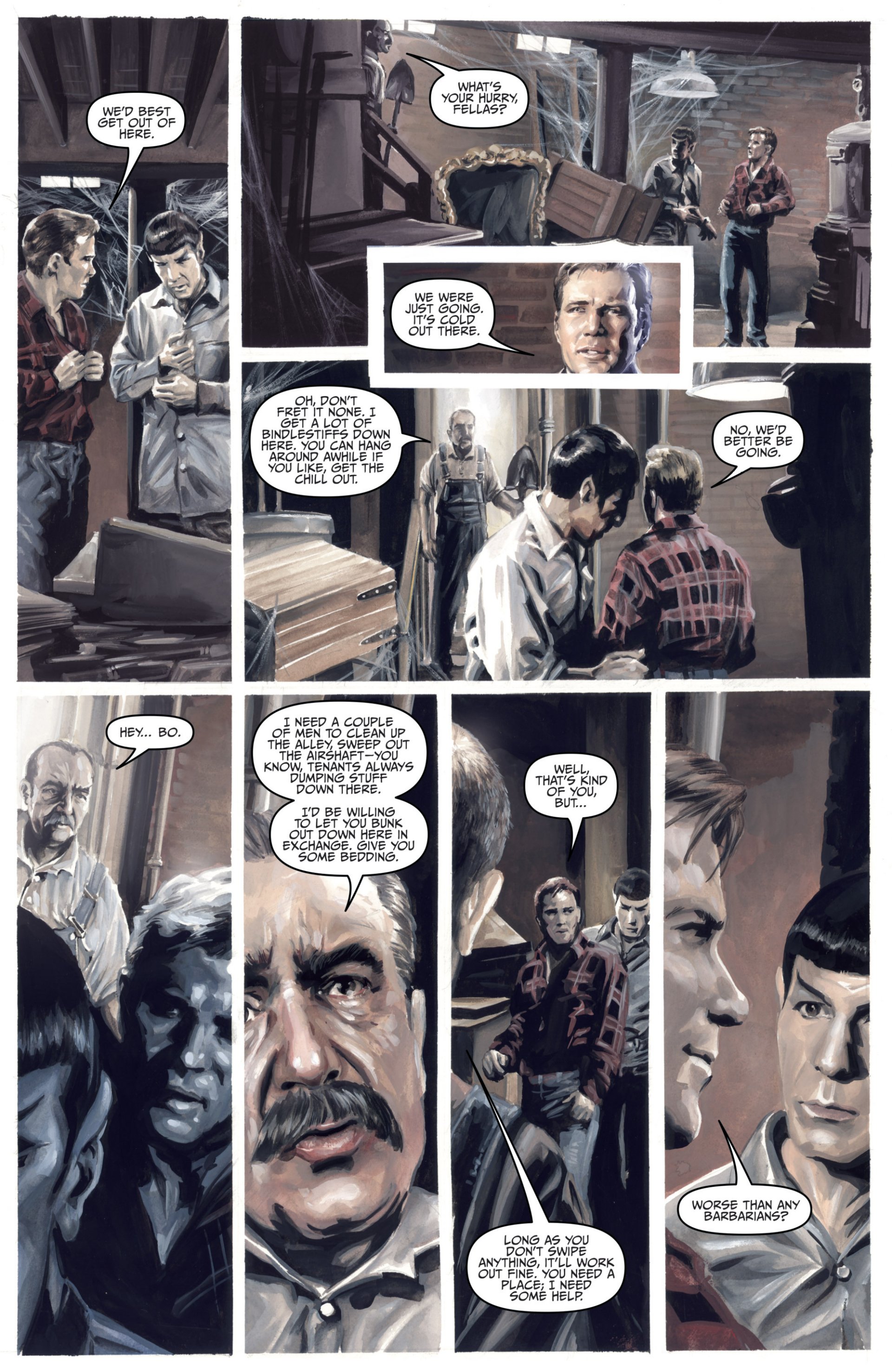 Read online Star Trek: Harlan Ellison's Original The City on the Edge of Forever Teleplay comic -  Issue #3 - 5