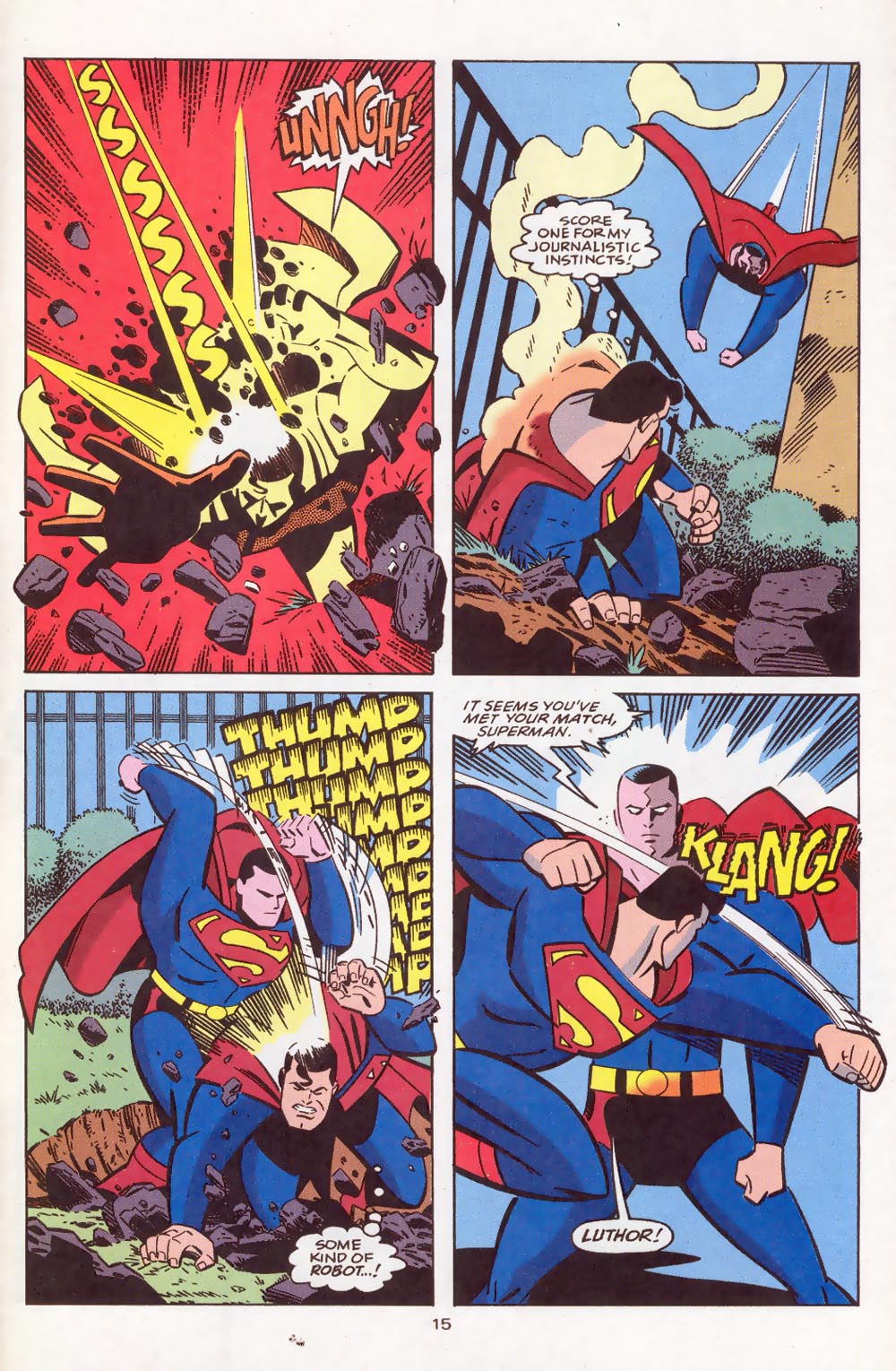 Read online Superman Adventures comic -  Issue #1 - 17