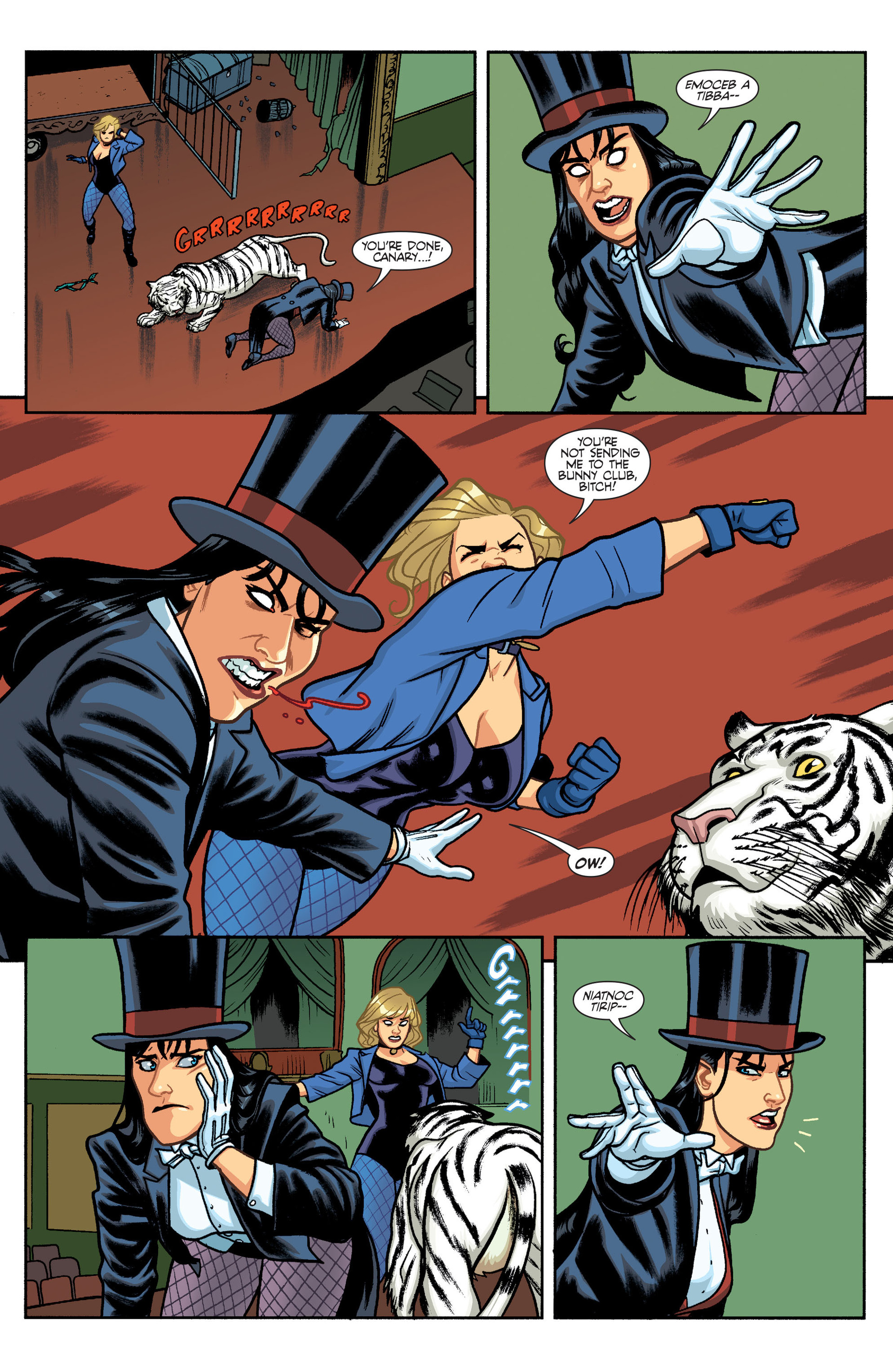 Read online Black Canary and Zatanna: Bloodspell comic -  Issue # Full - 90