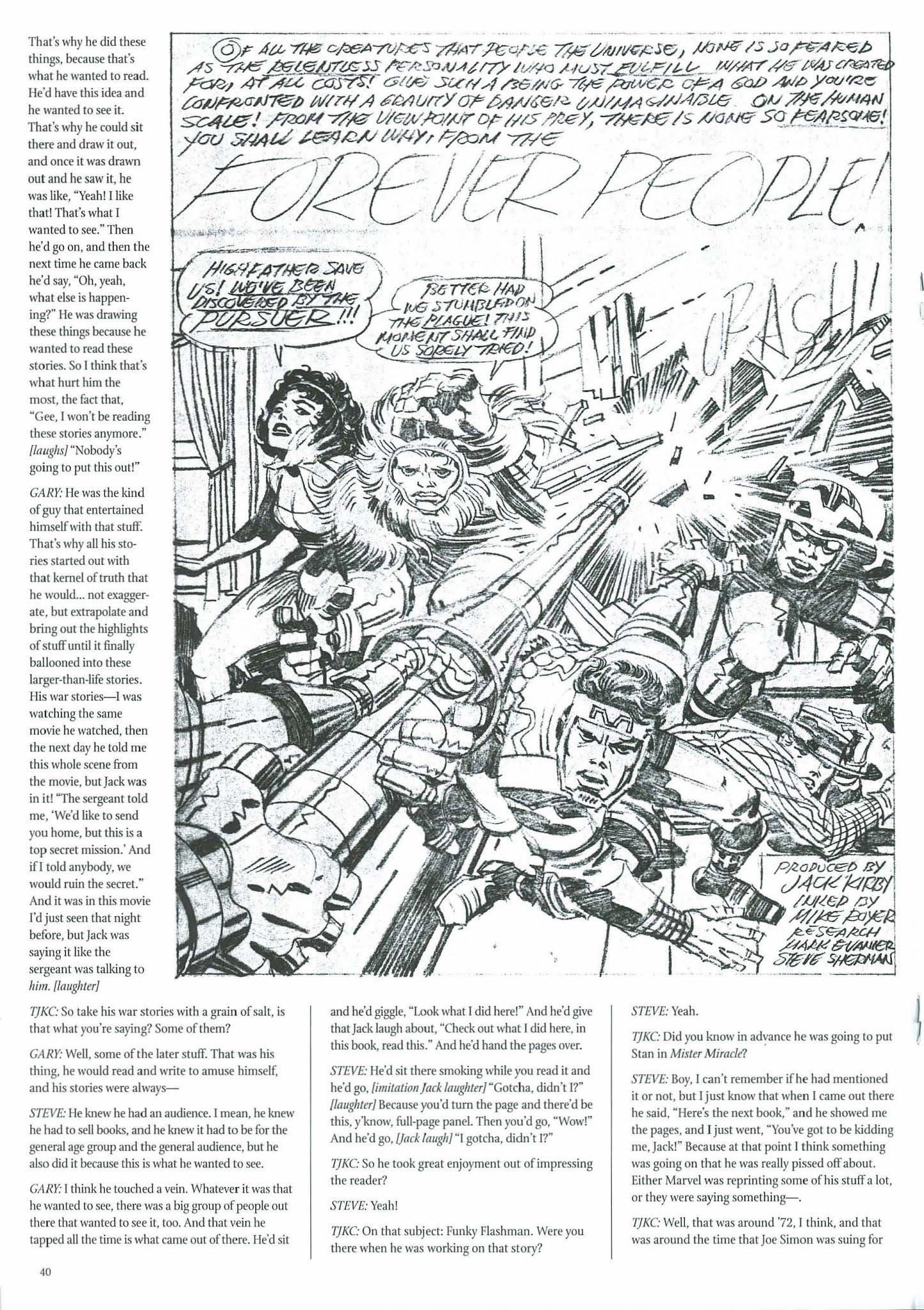 Read online The Jack Kirby Collector comic -  Issue #43 - 42