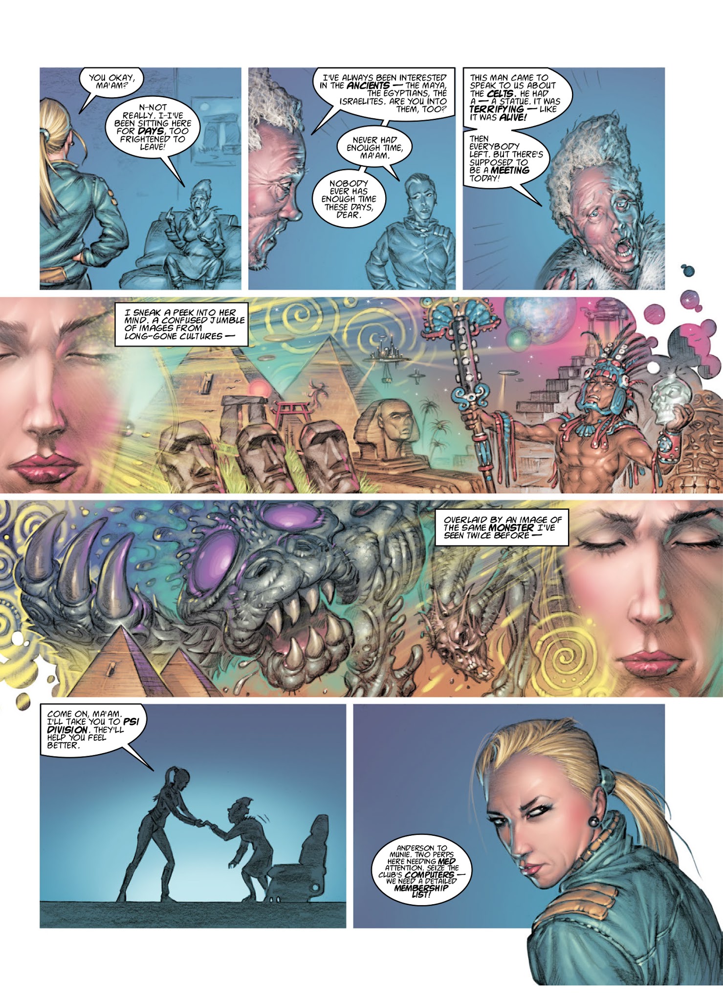 Read online Judge Anderson: The Psi Files comic -  Issue # TPB 5 - 244