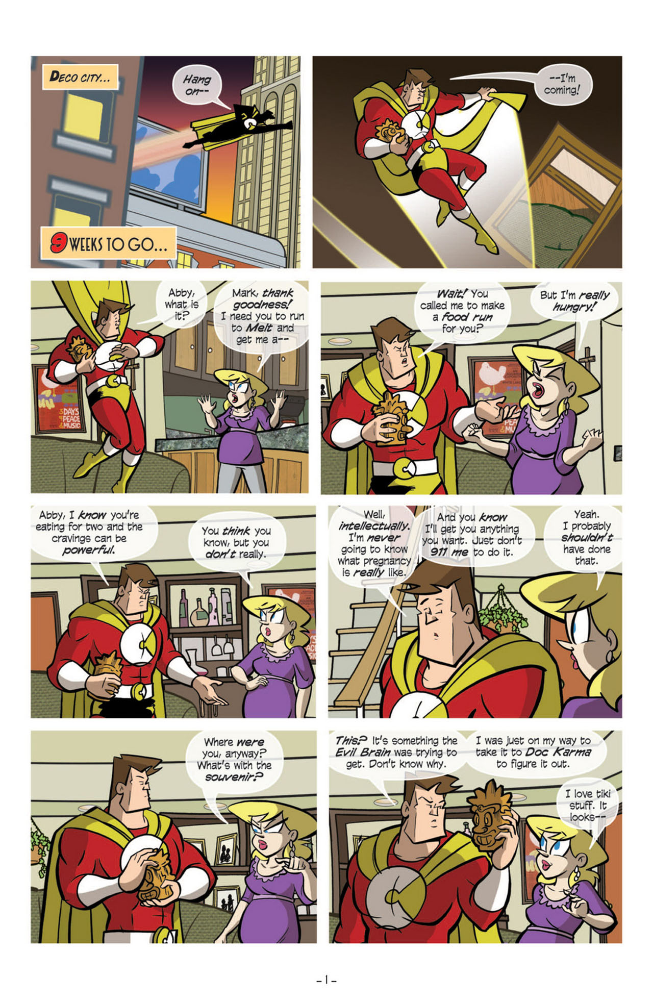 Read online Love and Capes: What to Expect comic -  Issue #5 - 3