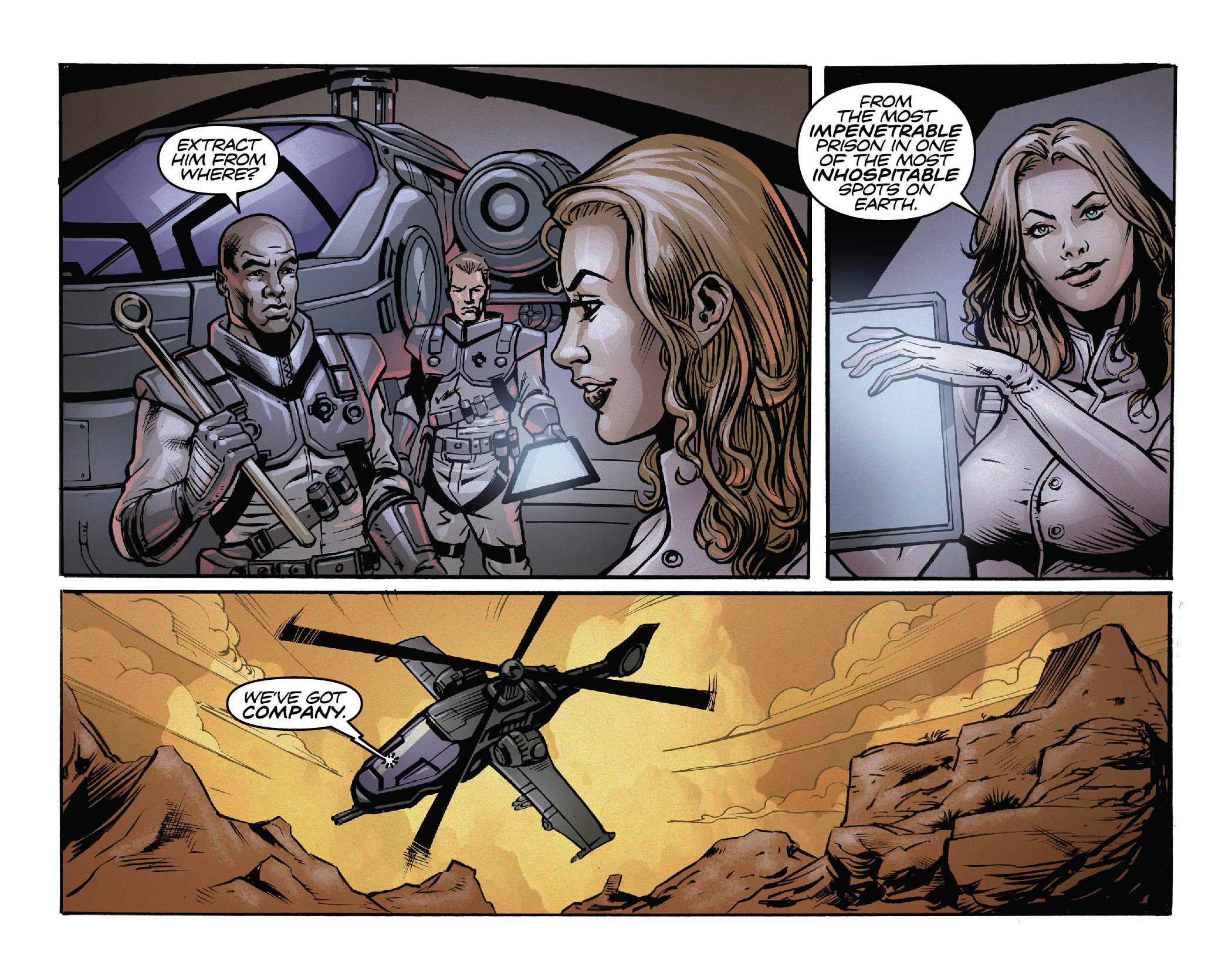 Read online Airwolf Airstrikes comic -  Issue #1 - 7