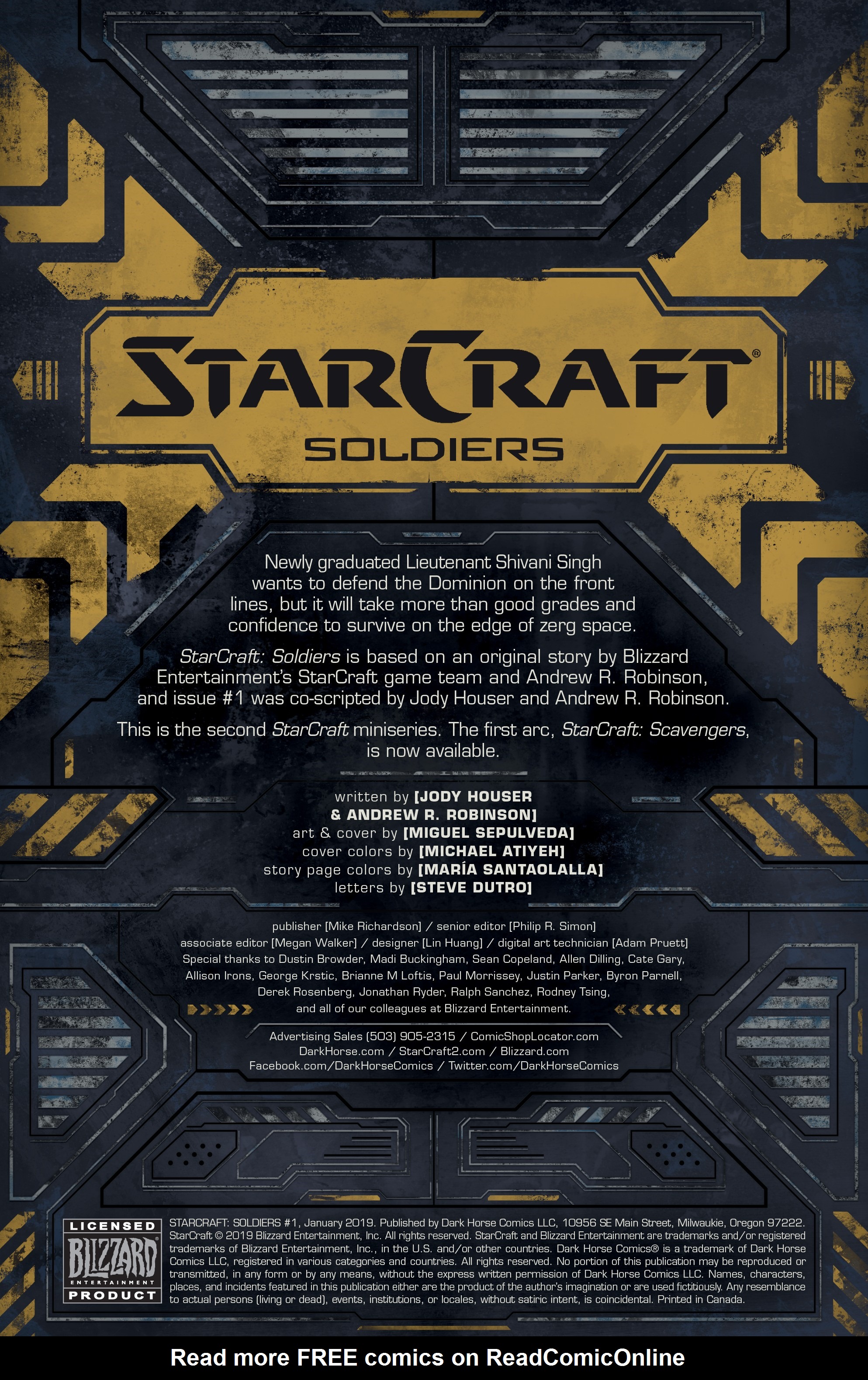 Read online StarCraft: Soldiers comic -  Issue #1 - 2