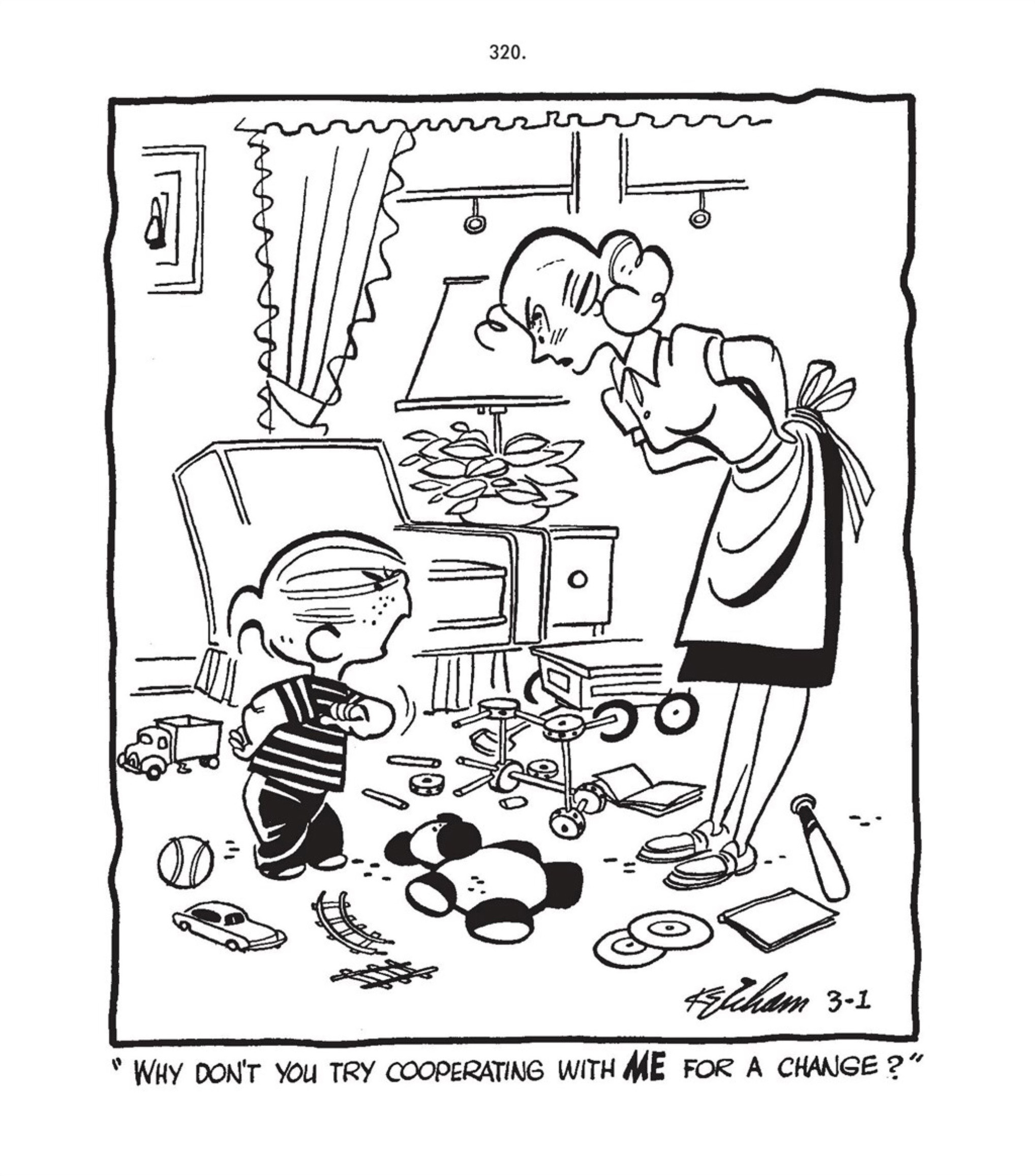 Read online Hank Ketcham's Complete Dennis the Menace comic -  Issue # TPB 1 (Part 4) - 46