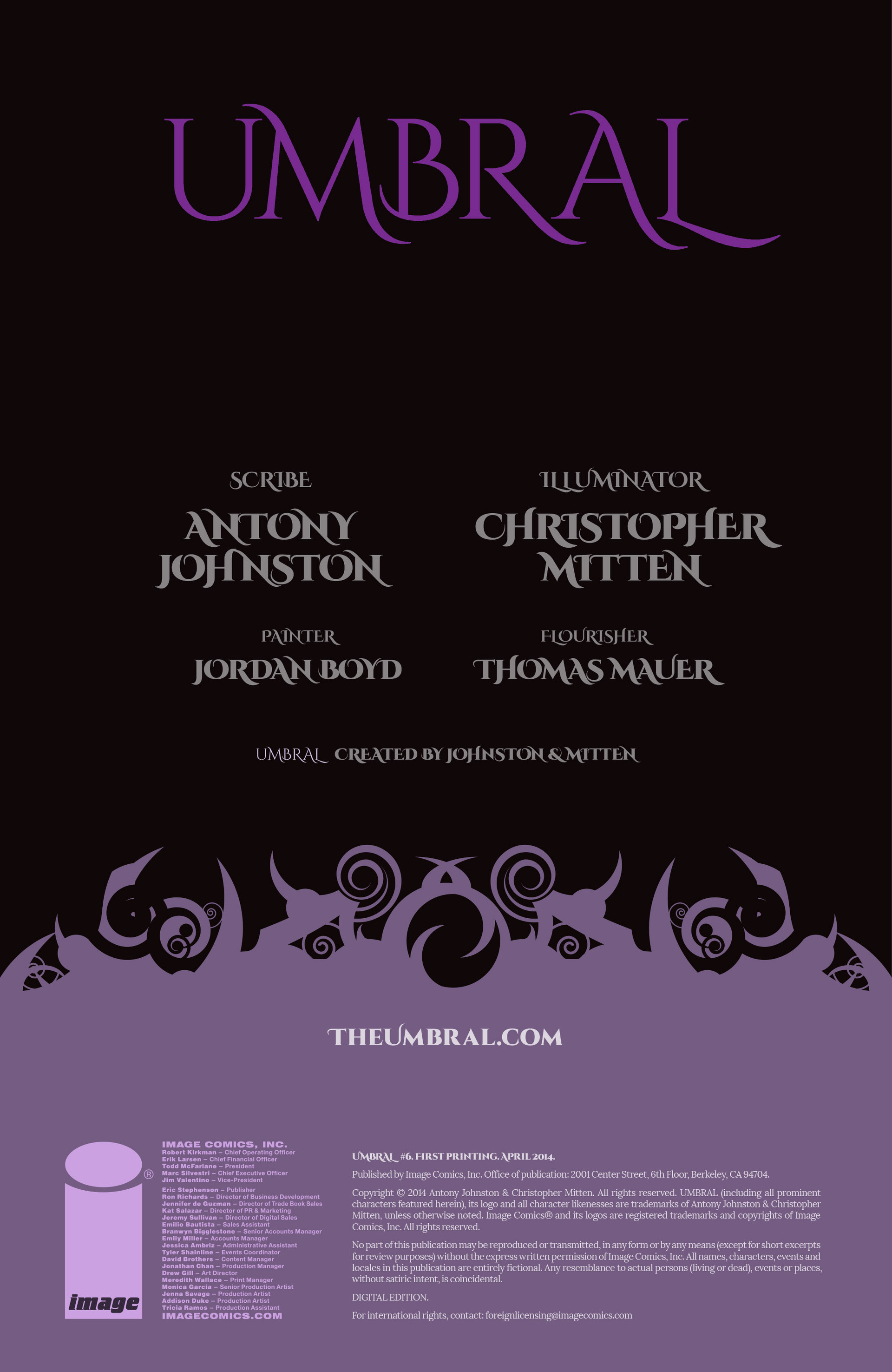 Read online Umbral comic -  Issue #6 - 2