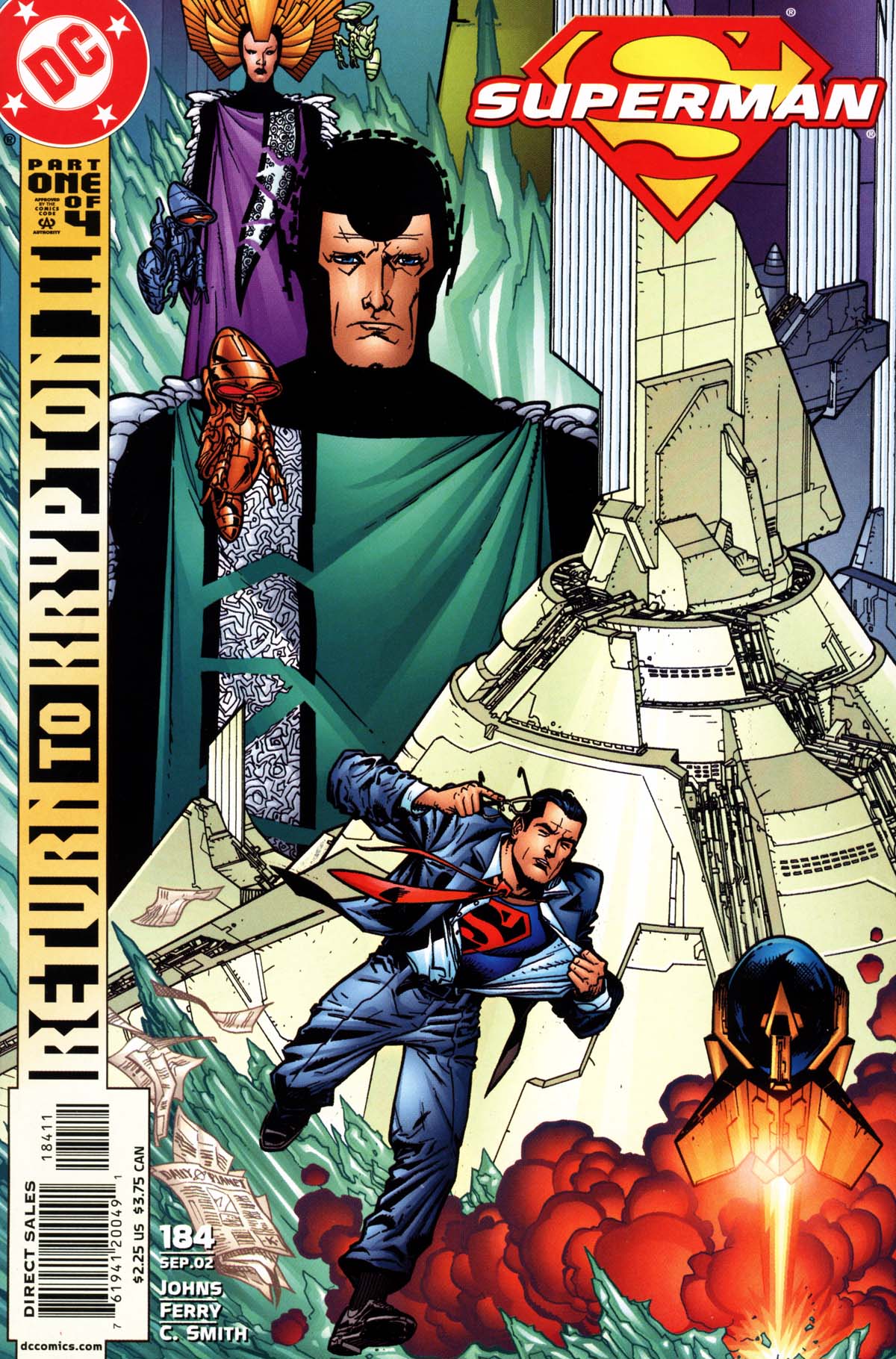 Read online Superman (1987) comic -  Issue #184 - 1