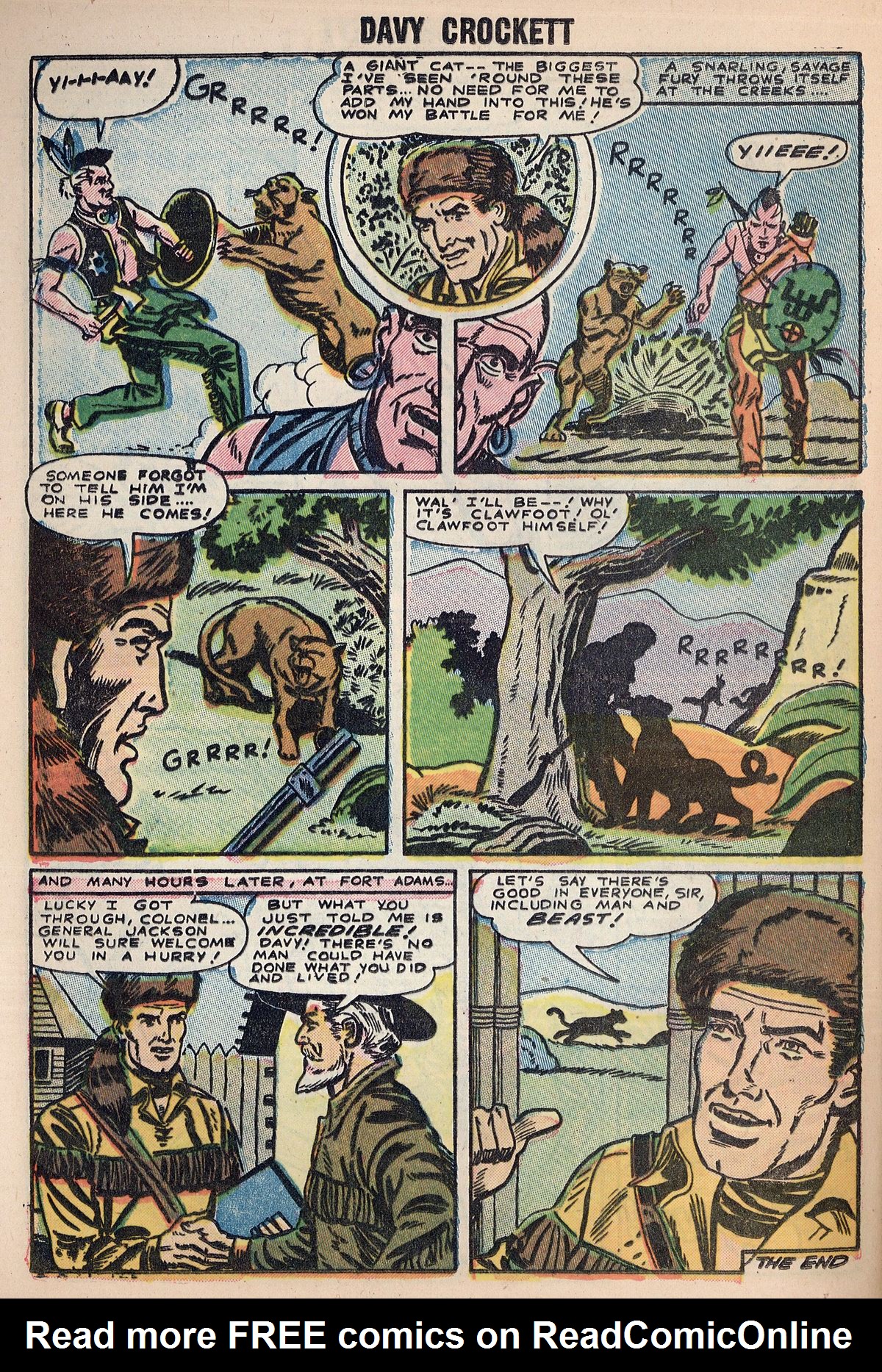 Read online Davy Crockett comic -  Issue #4 - 23