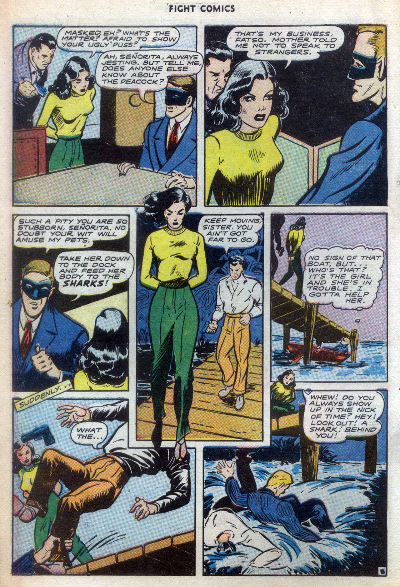 Read online Fight Comics comic -  Issue #44 - 10