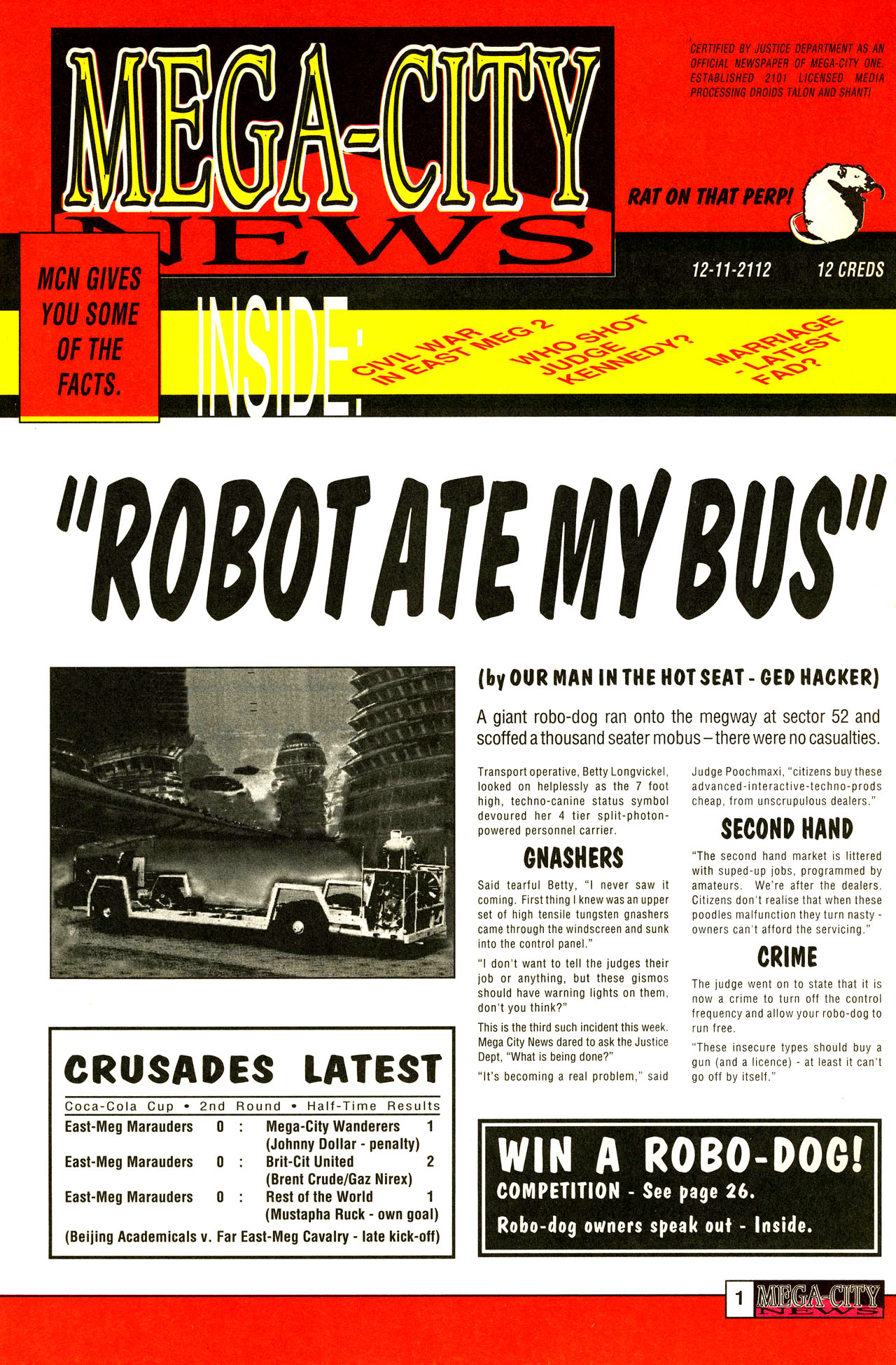 Read online Judge Dredd: The Megazine comic -  Issue #2 - 23
