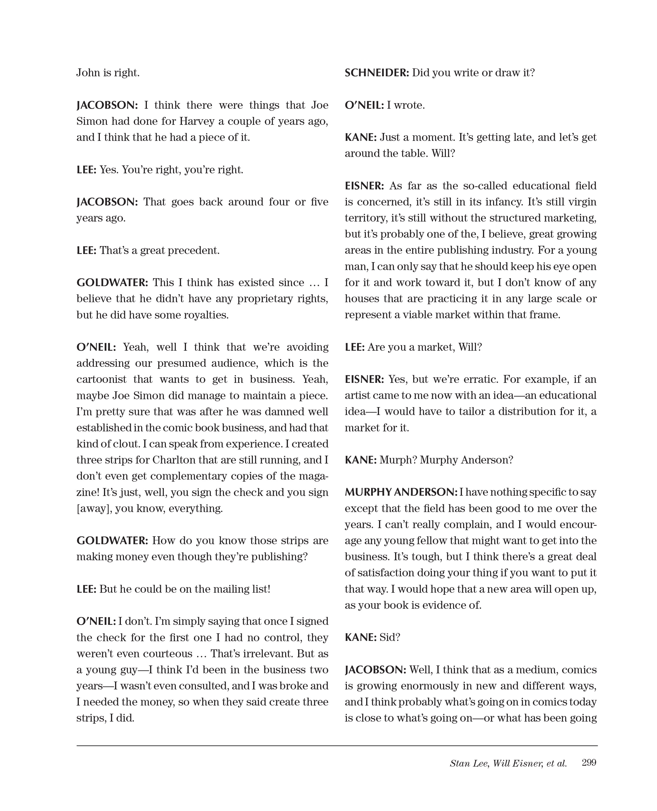 Read online Sparring With Gil Kane: Colloquies On Comic Art and Aesthetics comic -  Issue # TPB (Part 3) - 99