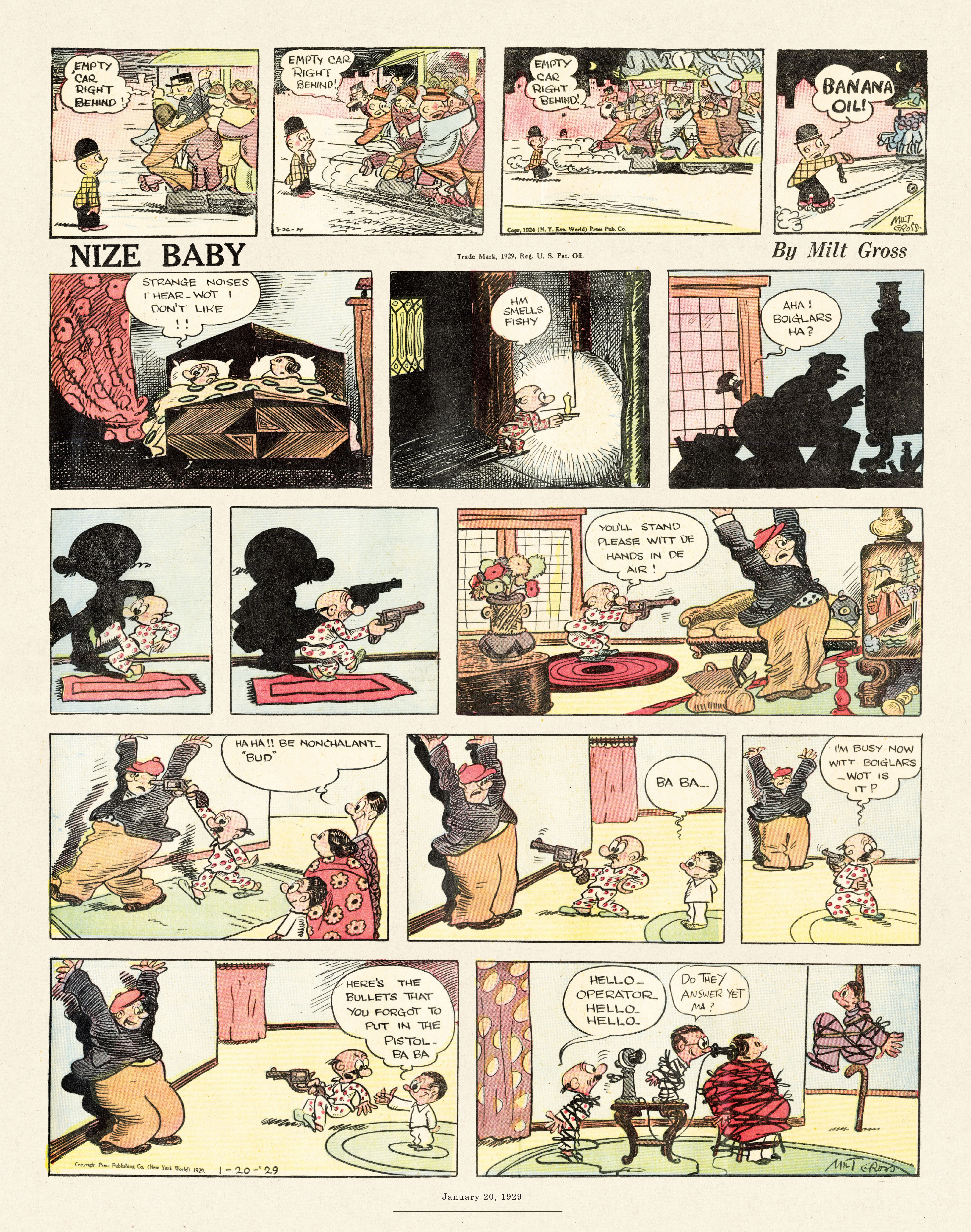 Read online Gross Exaggerations: The Meshuga Comic Strips of Milt Gross comic -  Issue # TPB - 66