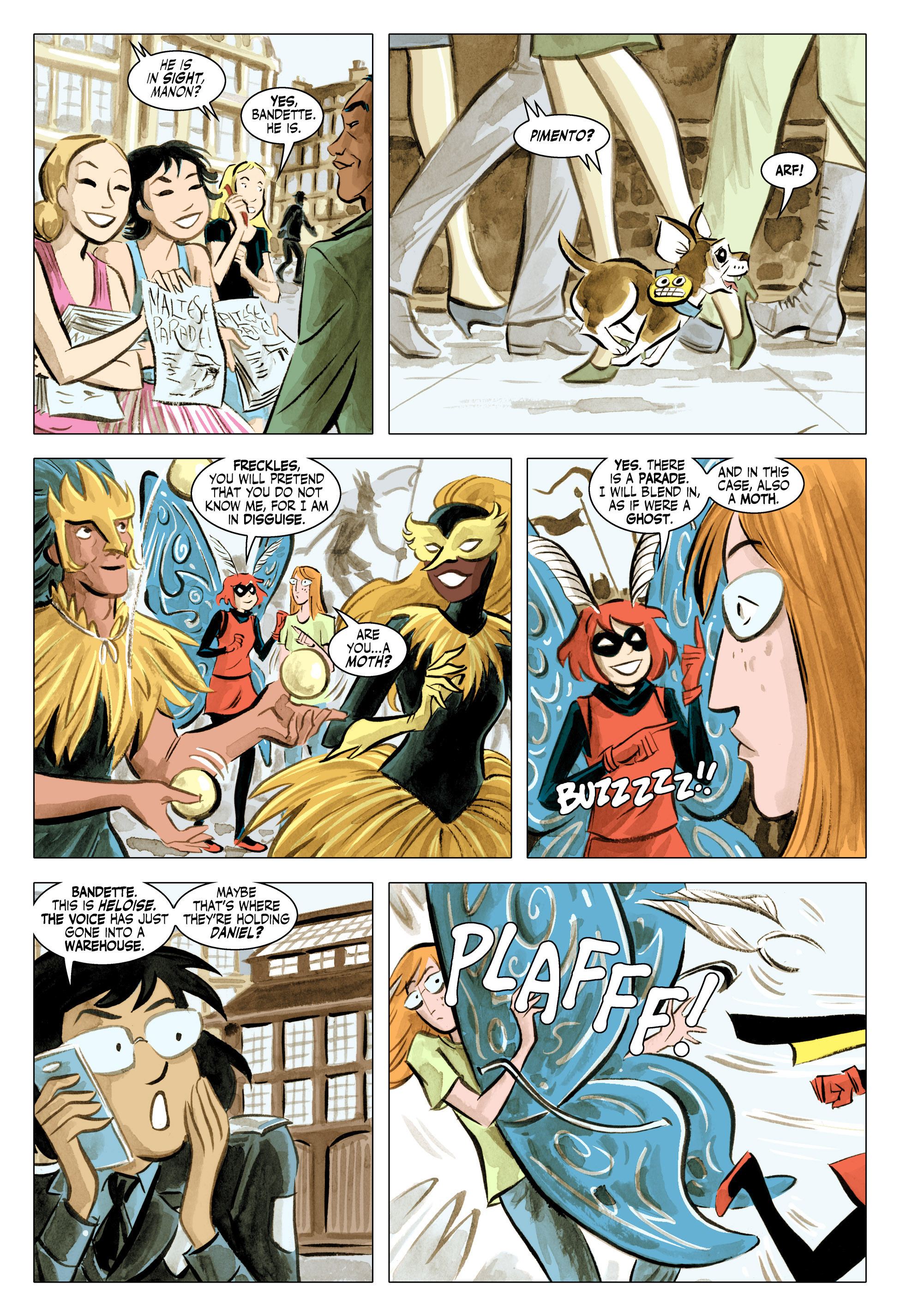 Read online Bandette (2012) comic -  Issue #12 - 17