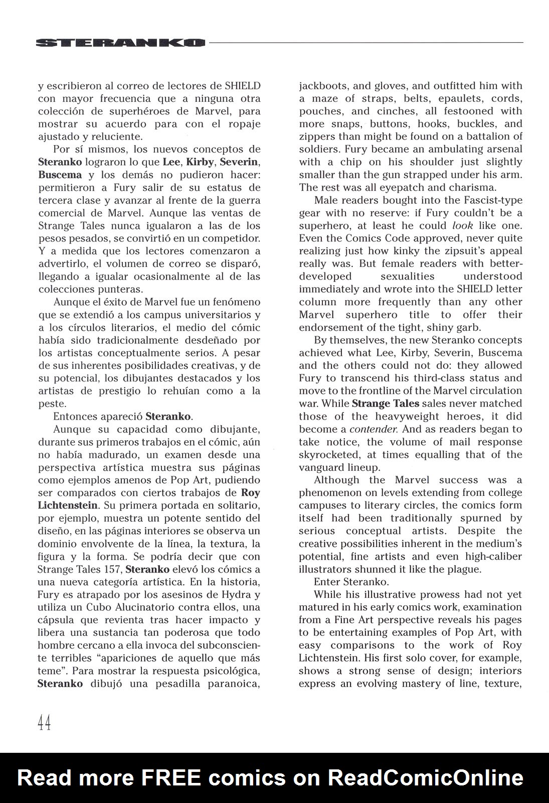 Read online Steranko: Arte Noir comic -  Issue # TPB (Part 1) - 44