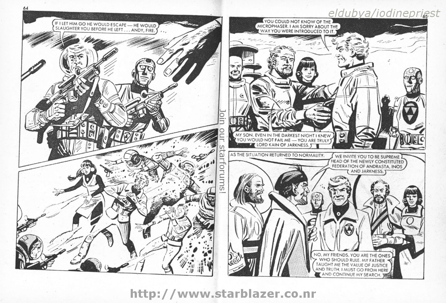 Read online Starblazer comic -  Issue #35 - 34