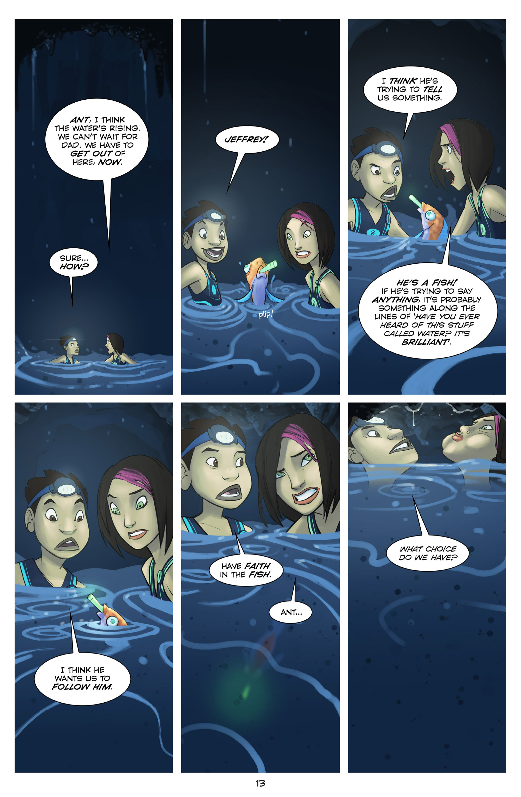 Read online The Deep: The Vanishing Island comic -  Issue #3 - 14