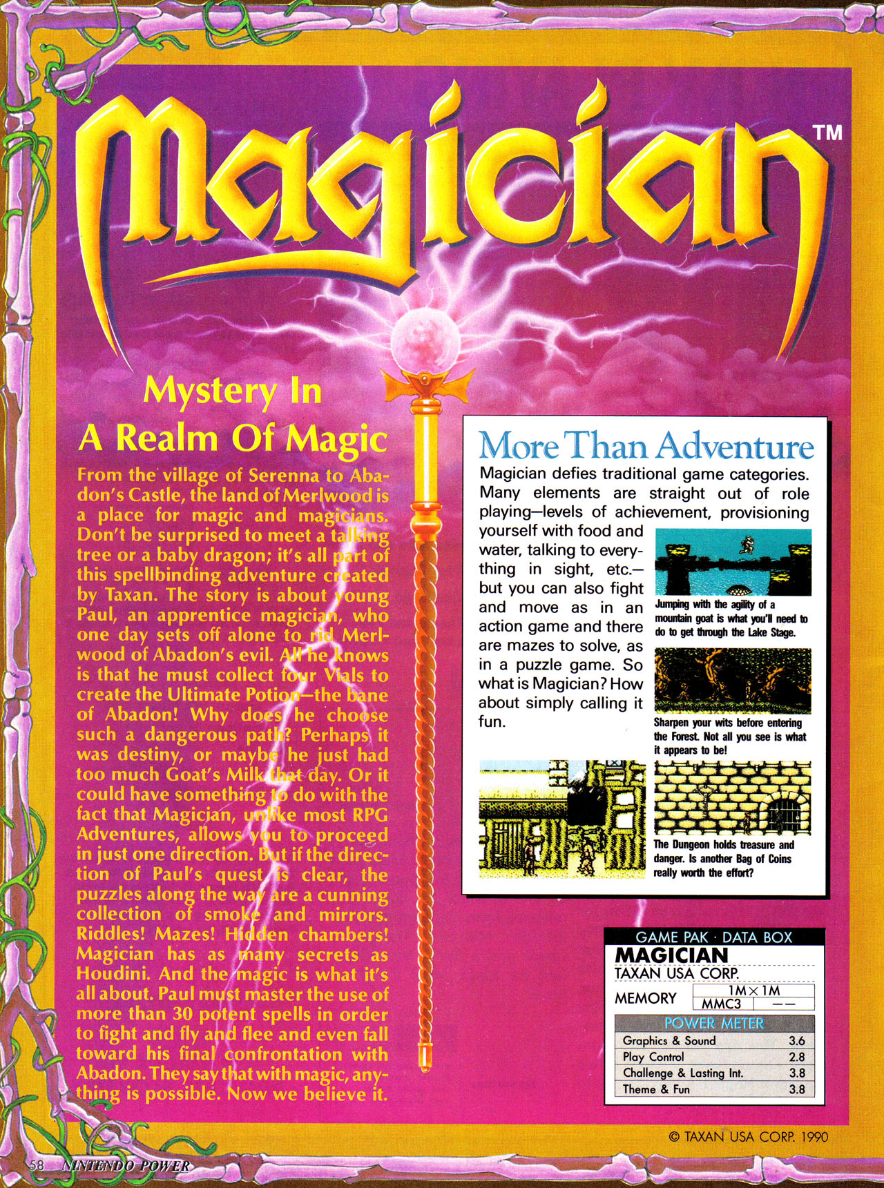 Read online Nintendo Power comic -  Issue #21 - 67