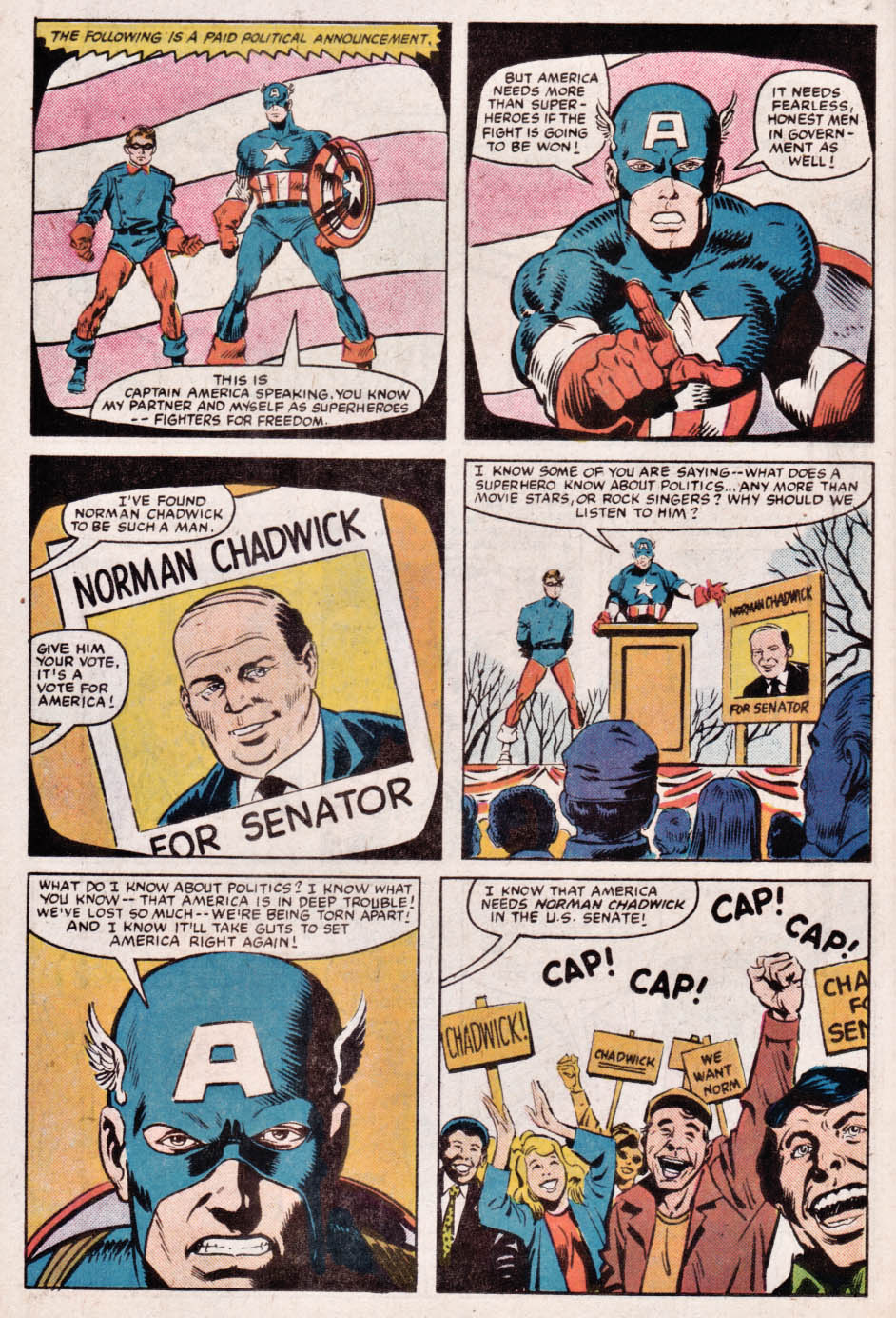 Read online What If? (1977) comic -  Issue #44 - Captain America were revived today - 15