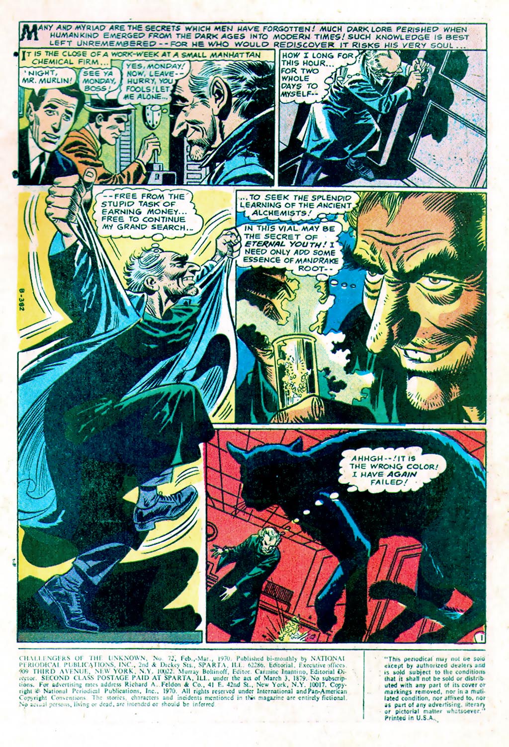 Challengers of the Unknown (1958) Issue #72 #72 - English 2