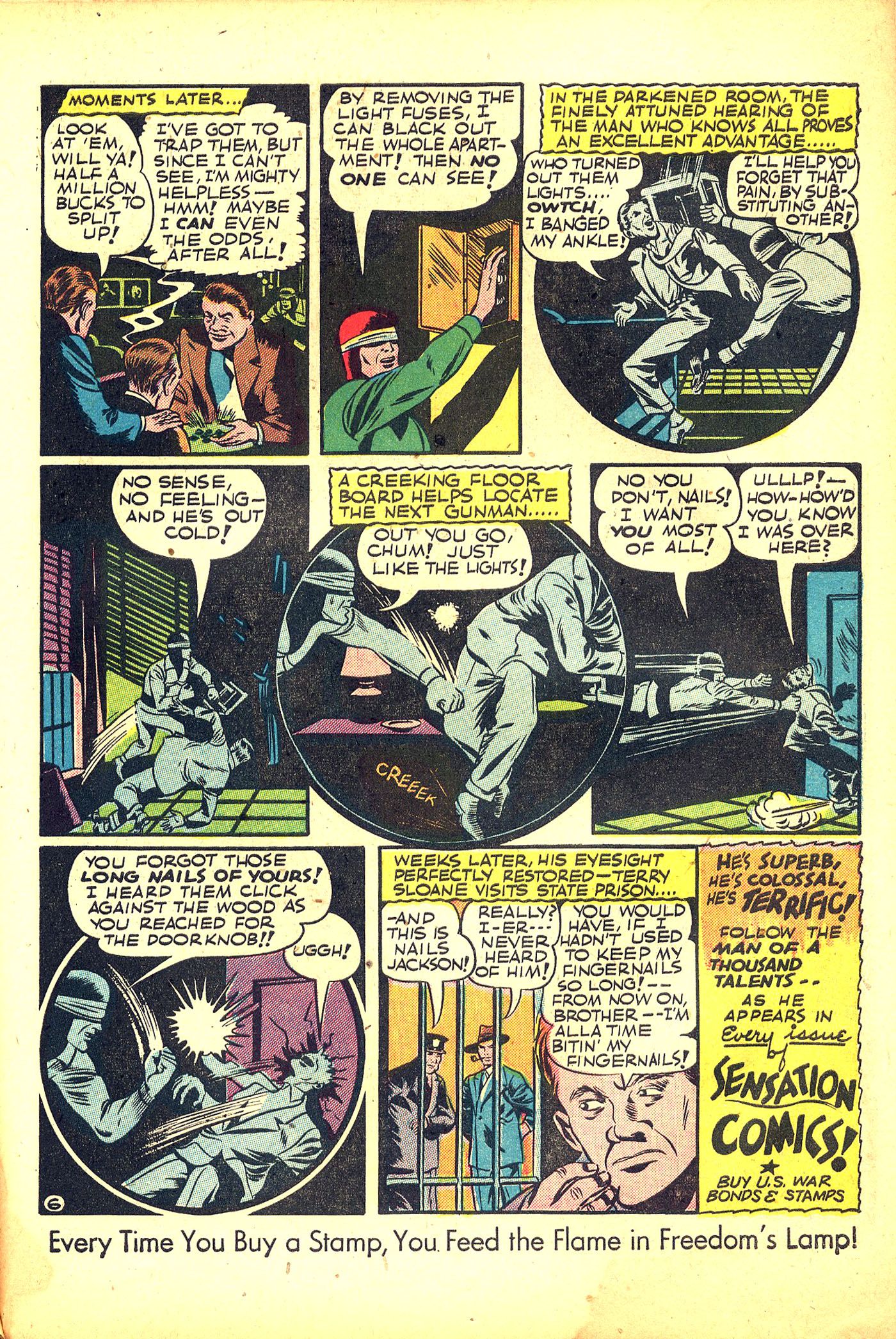 Read online Sensation (Mystery) Comics comic -  Issue #31 - 47