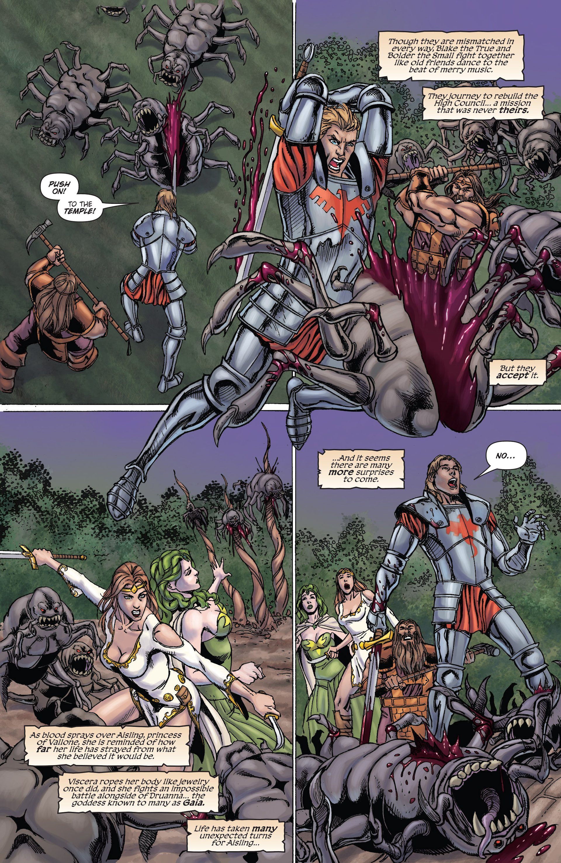 Read online Grimm Fairy Tales presents Quest comic -  Issue #1 - 9