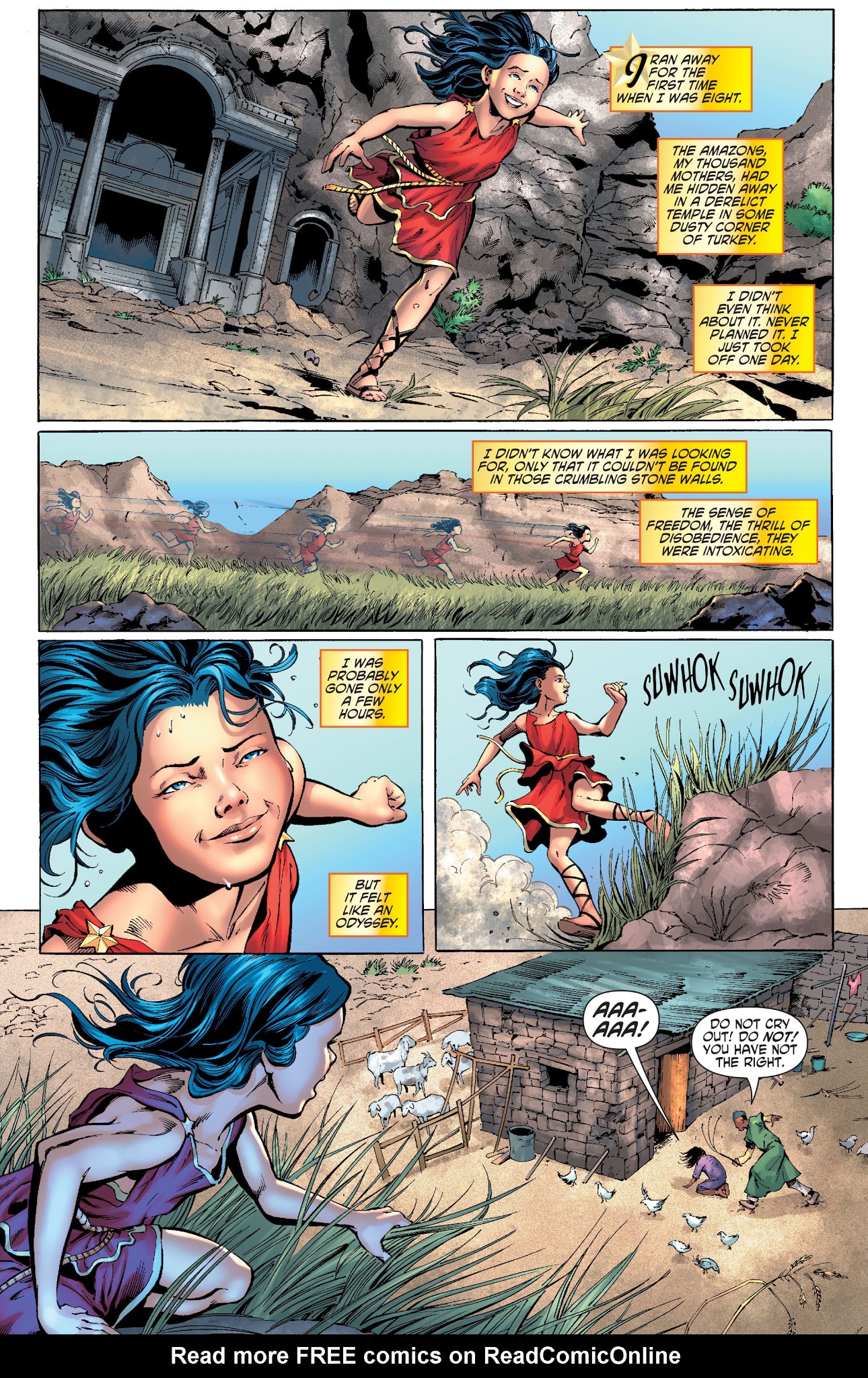 Read online Wonder Woman: Odyssey comic -  Issue # TPB 1 - 124