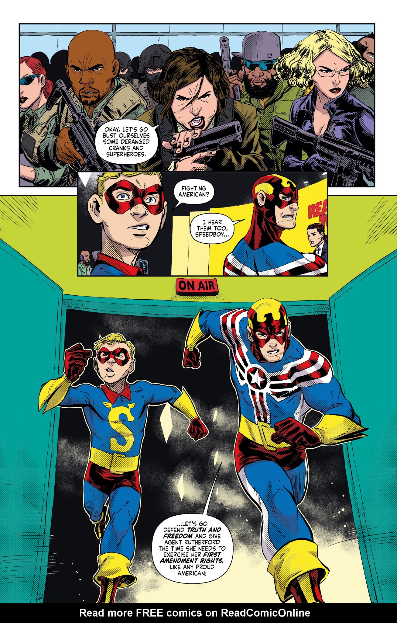 Read online Fighting American: The Ties That Bind comic -  Issue #4 - 18