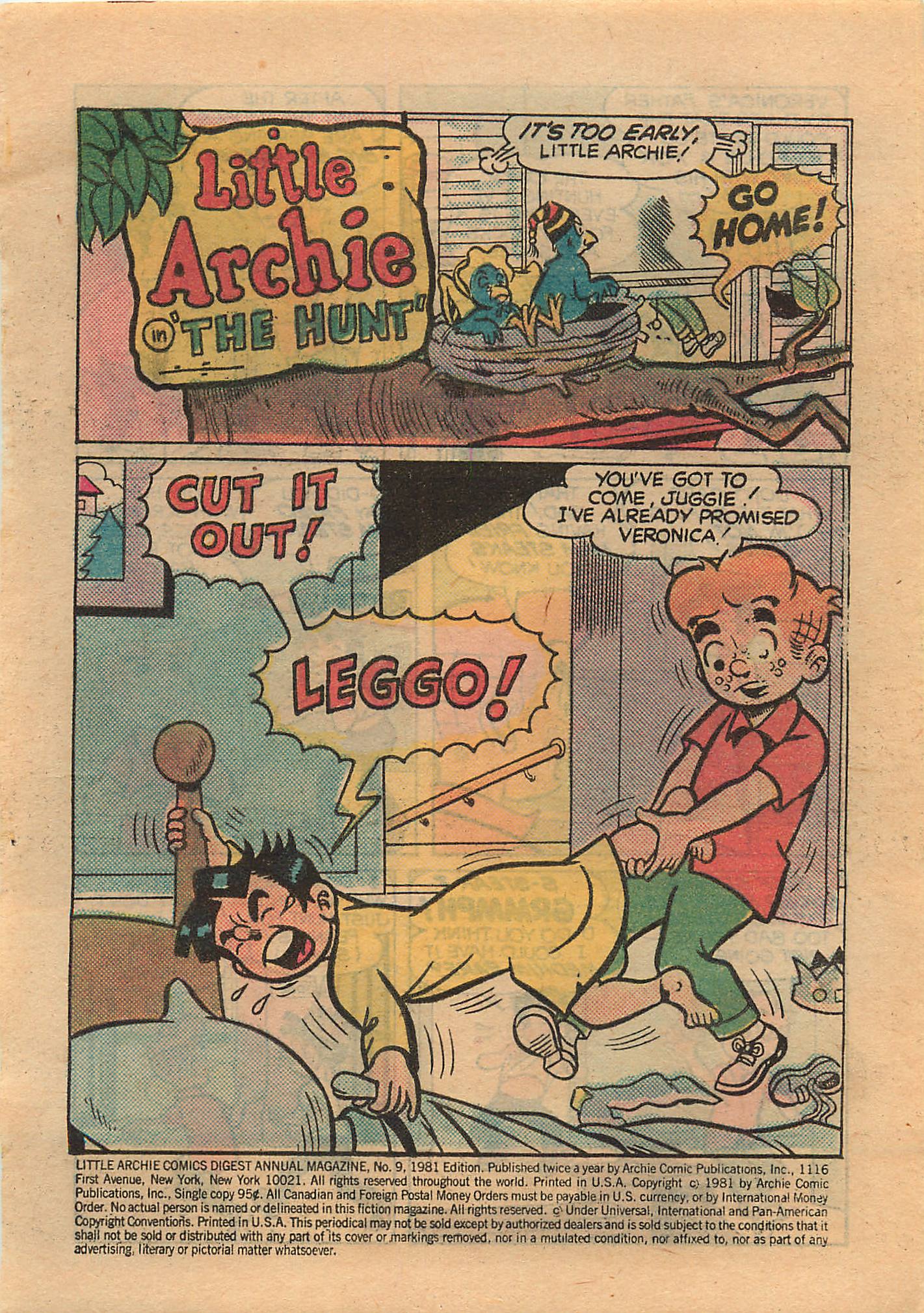 Read online Little Archie Comics Digest Magazine comic -  Issue #9 - 2